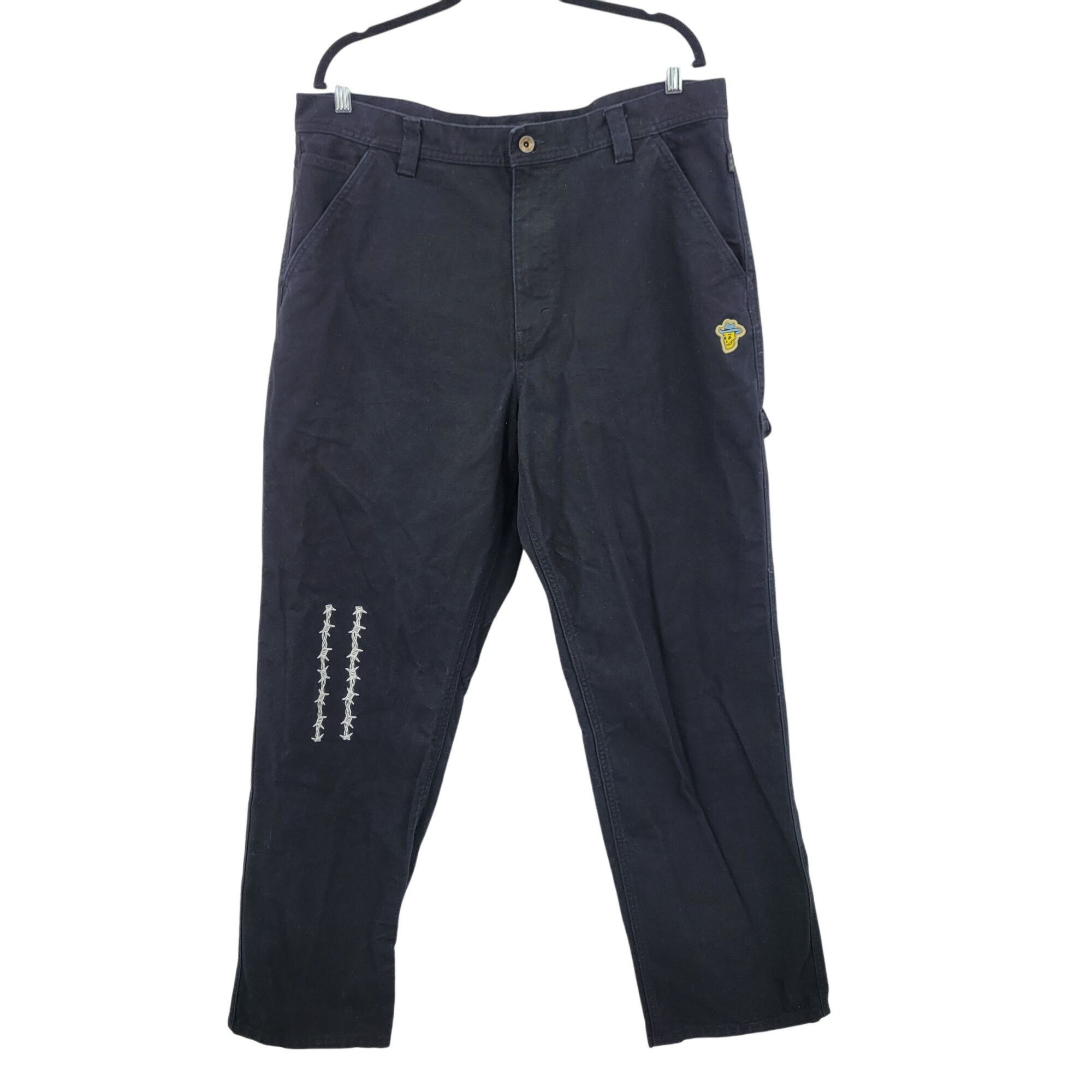 Vans Elijah Berle Mens Loose Fit Skateboarding Pants Blk Sz 38 Ca Size US 38 / EU 54 - 1 Thumbnail