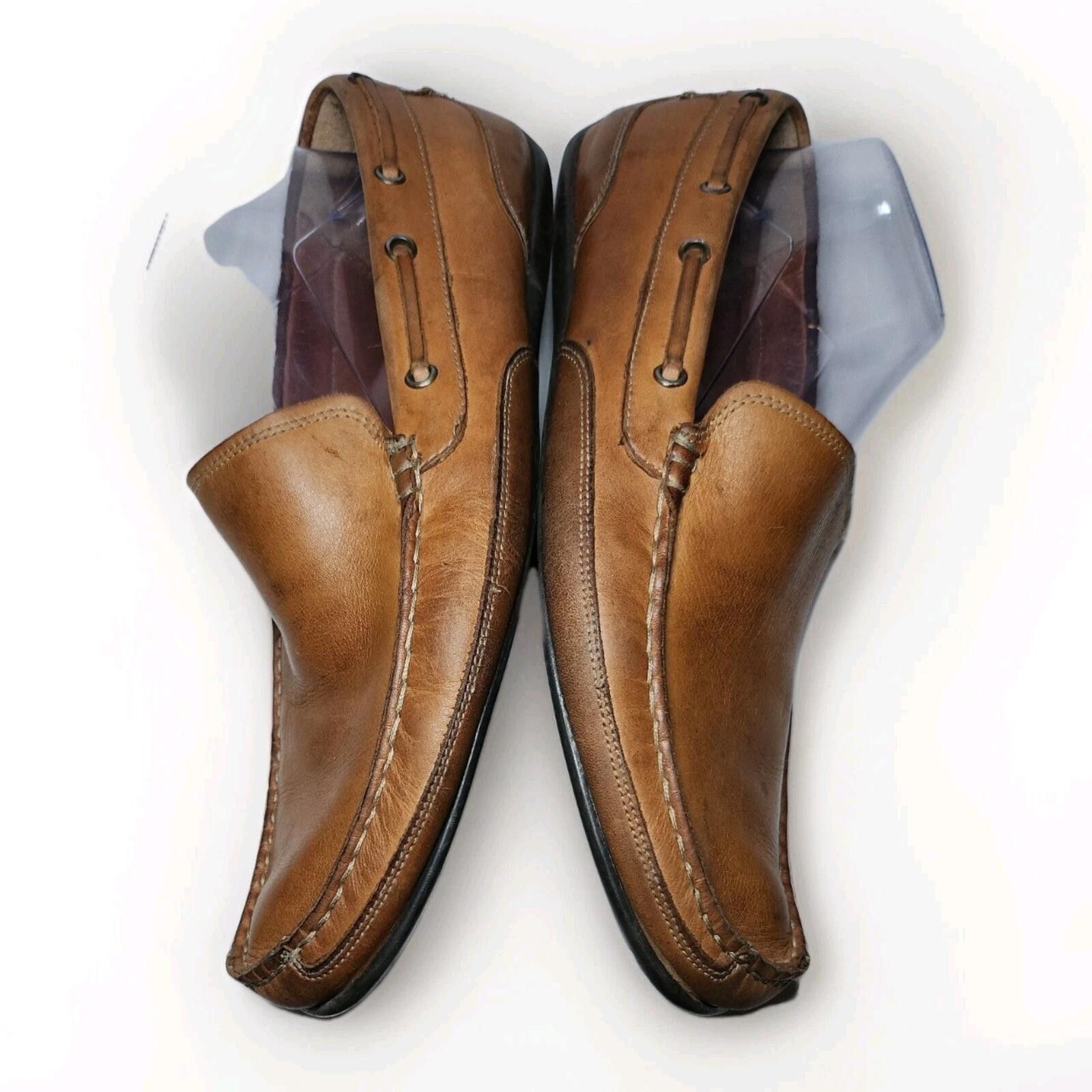 Bass BASS HANK Loafers Slip On Moccasins Shoes 11.5 Brown Leather Size US 11.5 / EU 44-45 - 5 Thumbnail