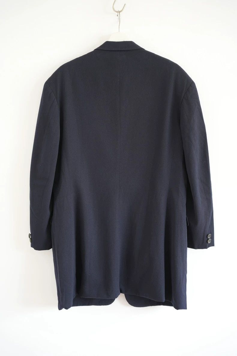 Yohji Yamamoto Yohji Yamamoto Yohji Yamamoto Long Black Suit Jacket Size US M / EU 48-50 / 2 - 2 Thumbnail