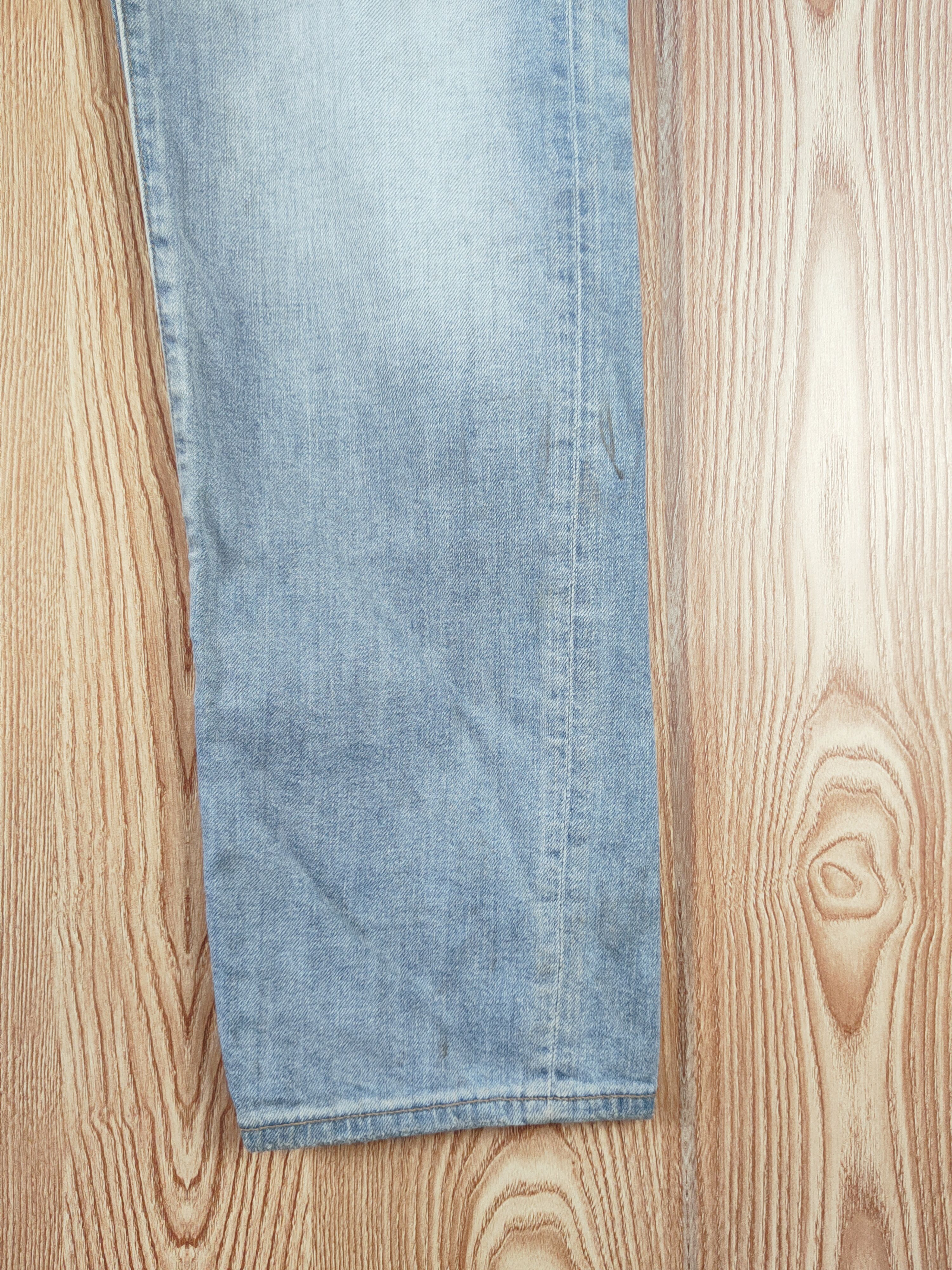 Japanese Brand Uniqlo Blue Faded Distressed Ripped Jeans #S2765 Size US 33 - 6 Thumbnail