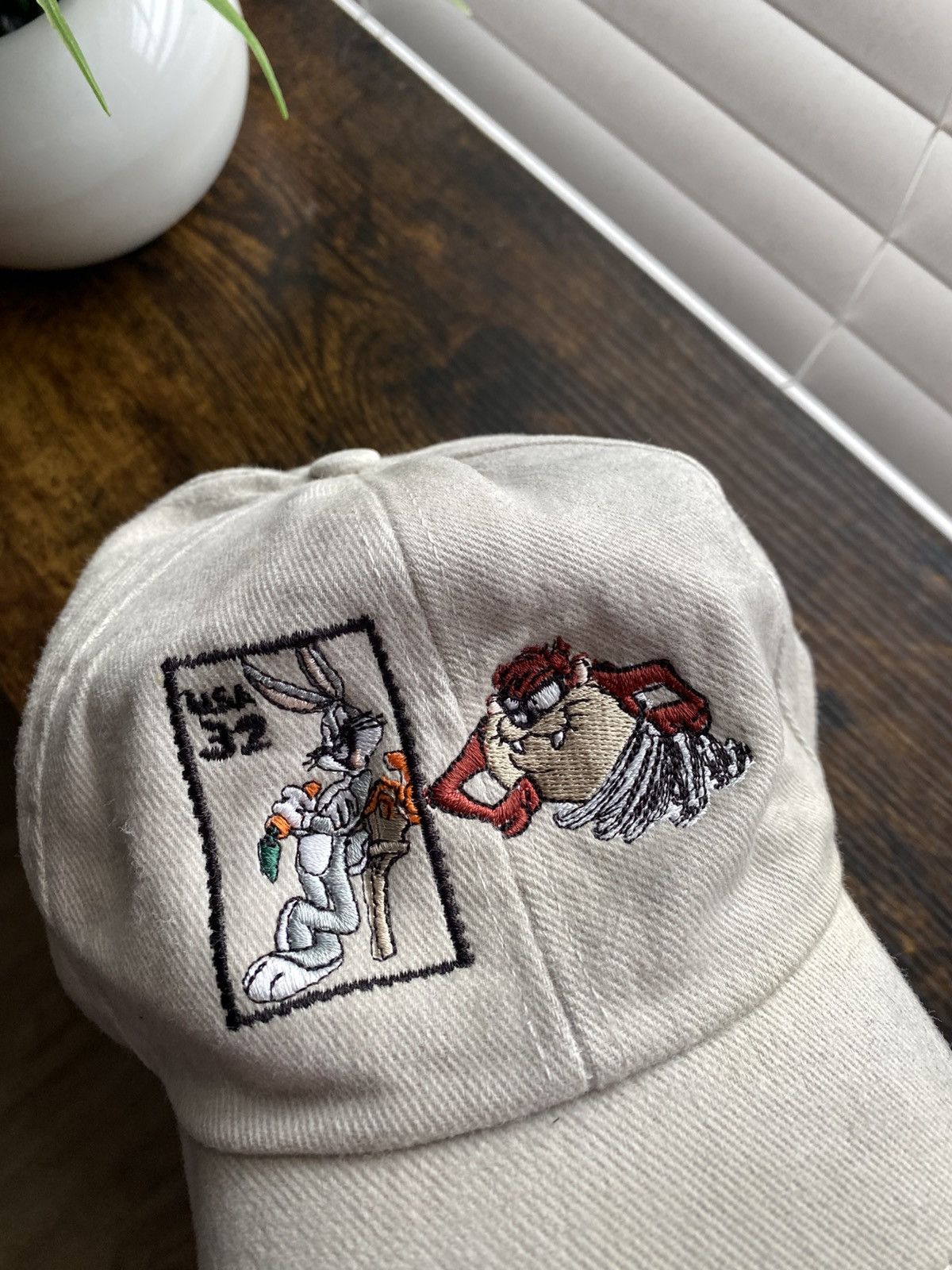 Other Vintage 90s Looney Tunes Bugs Bunny Taz Snapback Hat Size ONE SIZE - 2 Thumbnail
