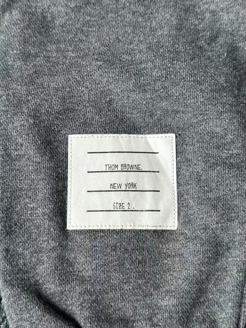 Thom Browne Dark grey knit trousers