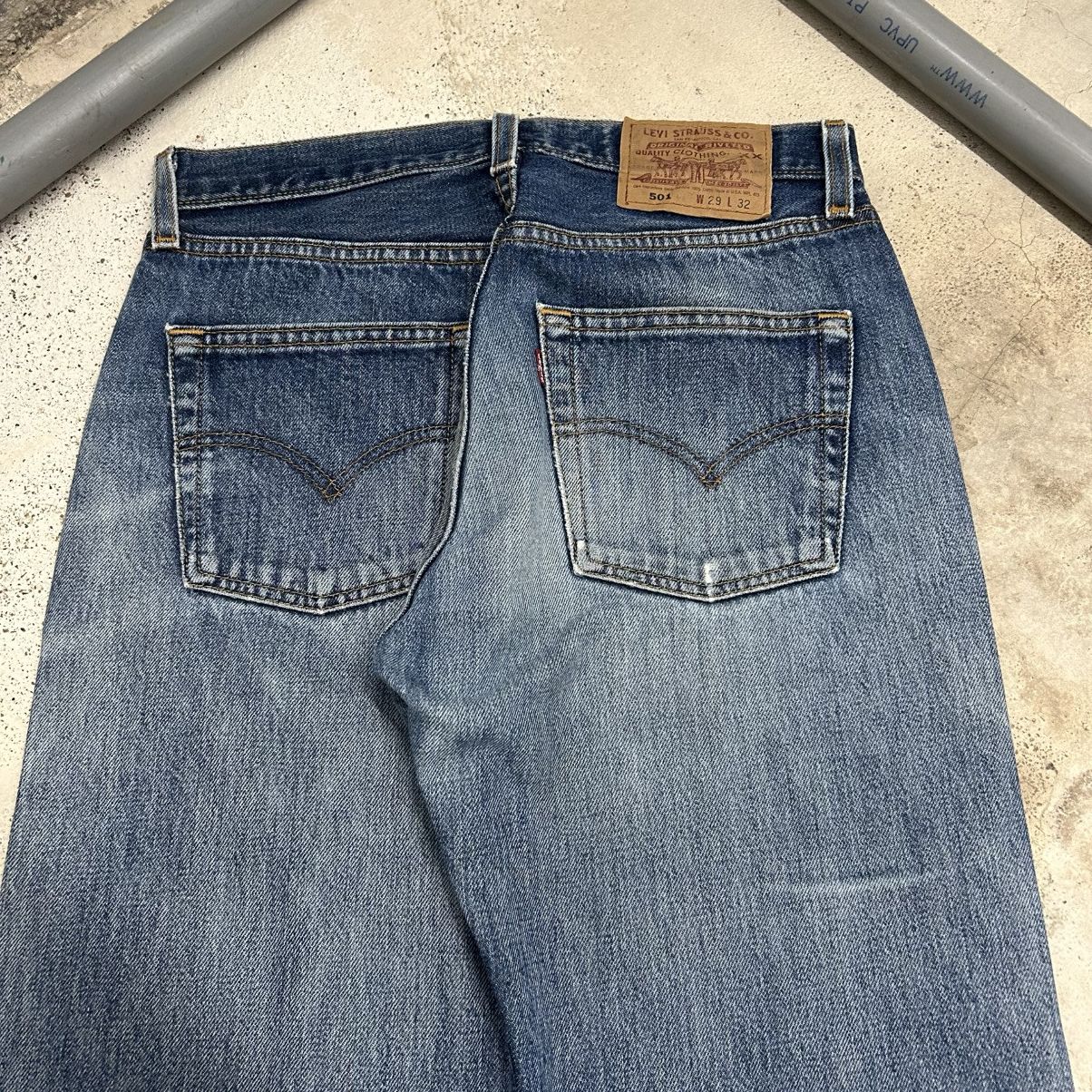 Levi's Vintage Levis 501 Distressed Faded Straight Leg Size US 28 / EU 44 - 10 Thumbnail