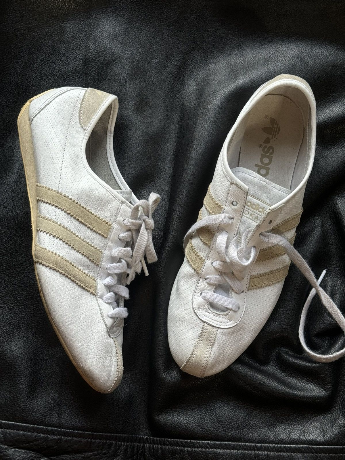 Adidas 2006 Rare Adidas Okapi white Vintage low racing sneaker Size US 8.5 / IT 38.5 - 4 Thumbnail