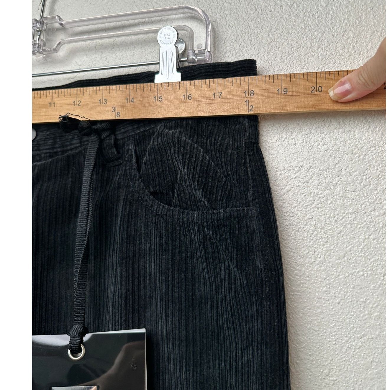 Moncler NWT Moncler 7 Fragment Corduroy Pants Black Side Code Print Size US 34 / EU 50 - 17 Thumbnail