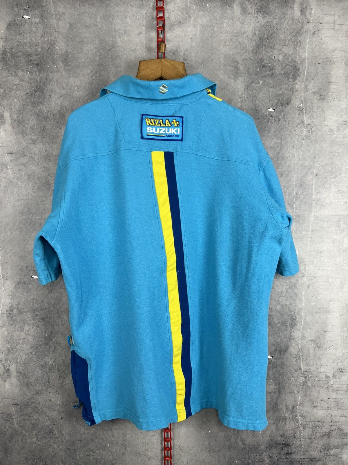 Vintage Suzuki Rizla Racing MotoGP - Polo Shirt size xl Size US XL / EU 56 / 4 - 4 Thumbnail