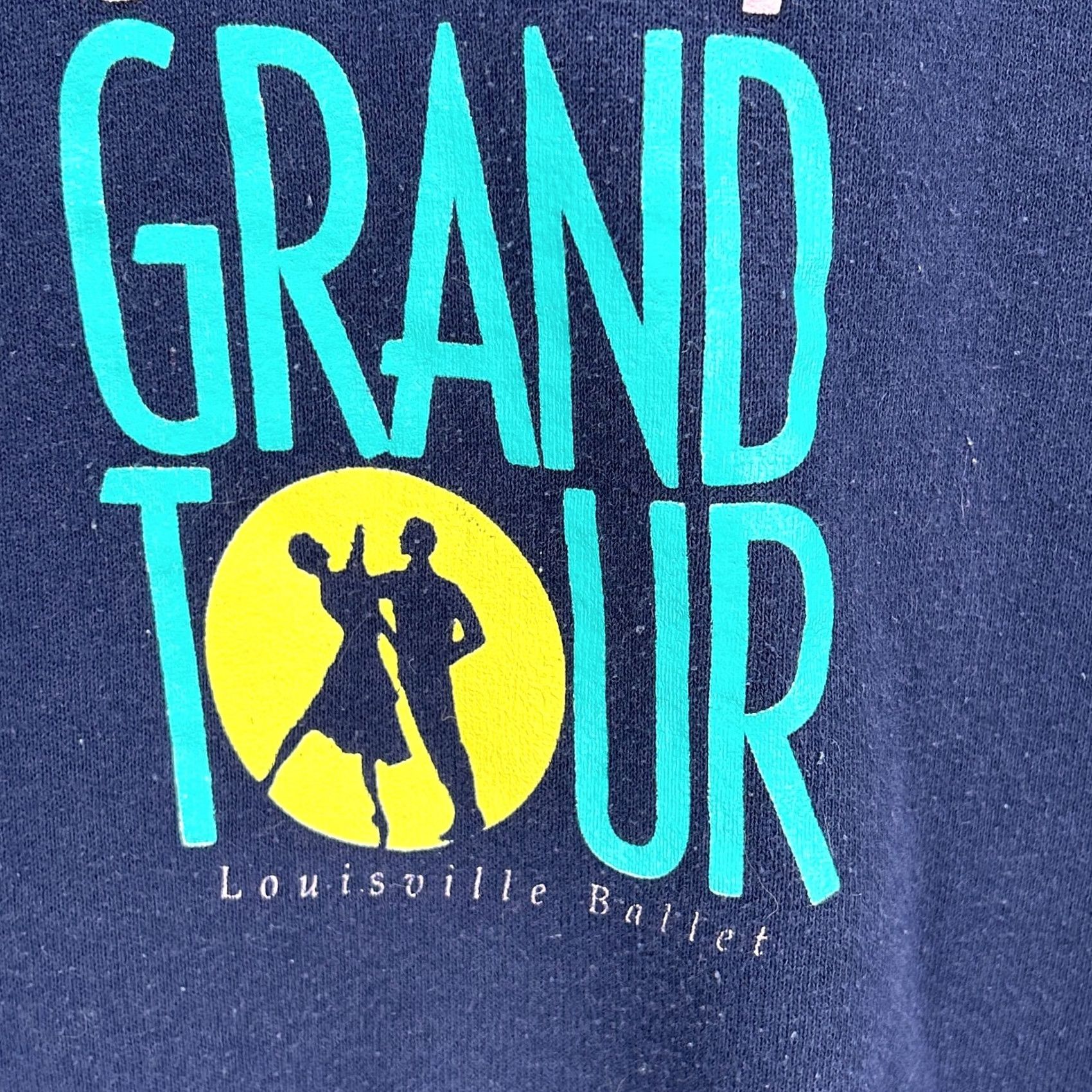 Jerzees VINTAGE Ballet Sweatshirt Crew Large USA The Grand Tour Louisville Dance Jerzees 90s Women Size L / US 10 / IT 46 - 4 Thumbnail