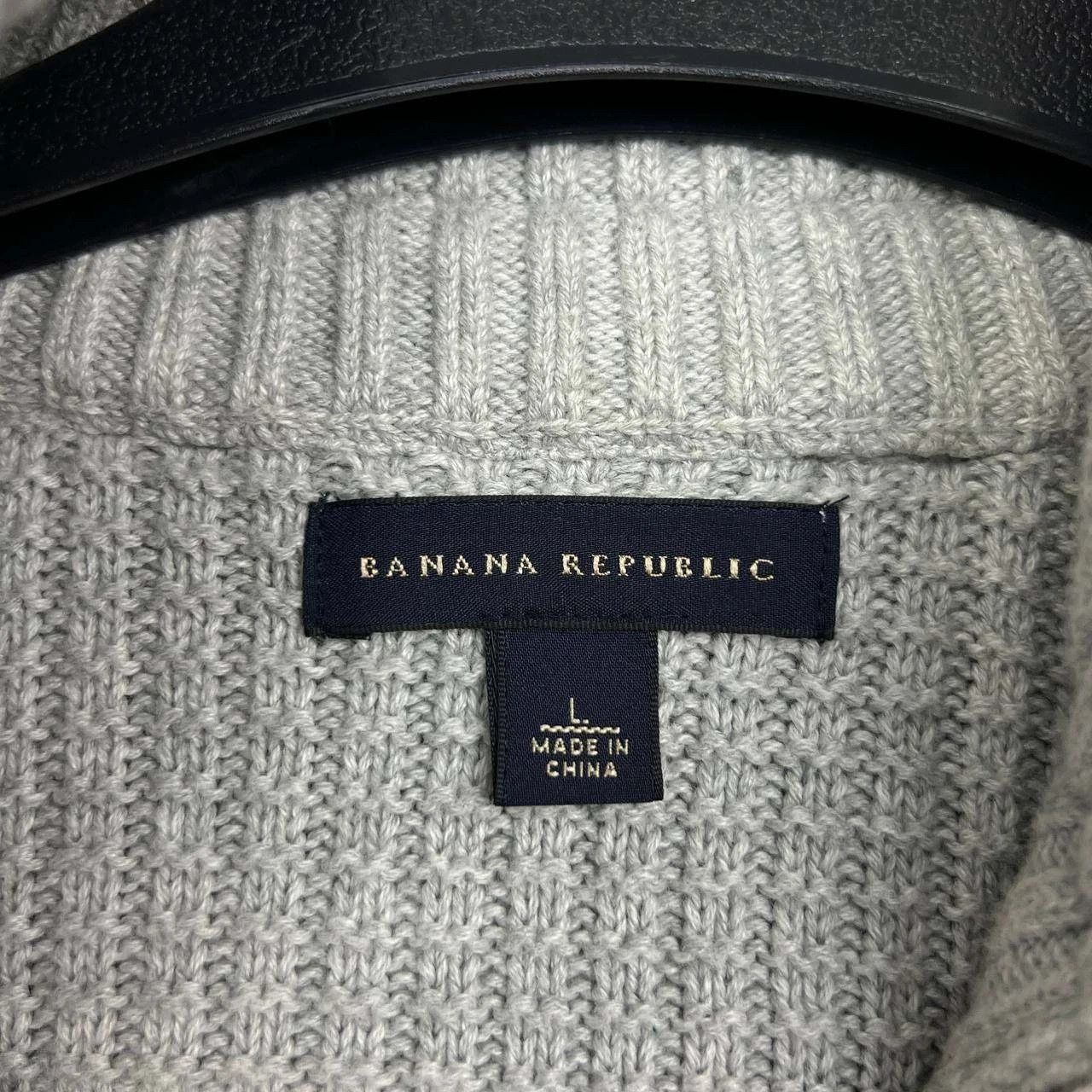 Banana Republic Banana Republic Sweater Men Pullover Collared Knit Cotton L Size US L / EU 52-54 / 3 - 5 Thumbnail