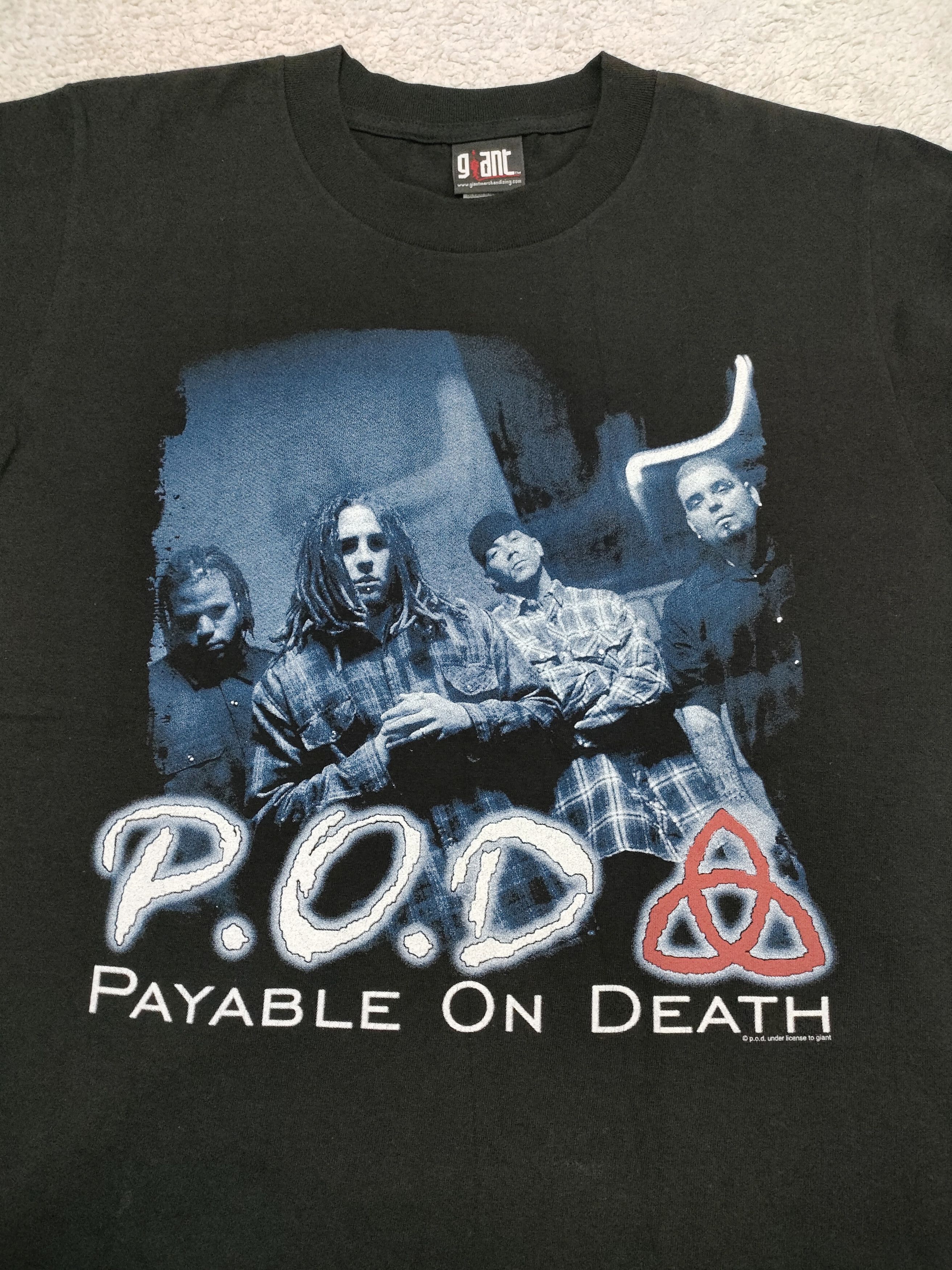 Band Tees Vintage P.O.D PAYABLE ON DEATH Nu Metal Band T-Shirt Size US M / EU 48-50 / 2 - 2 Thumbnail