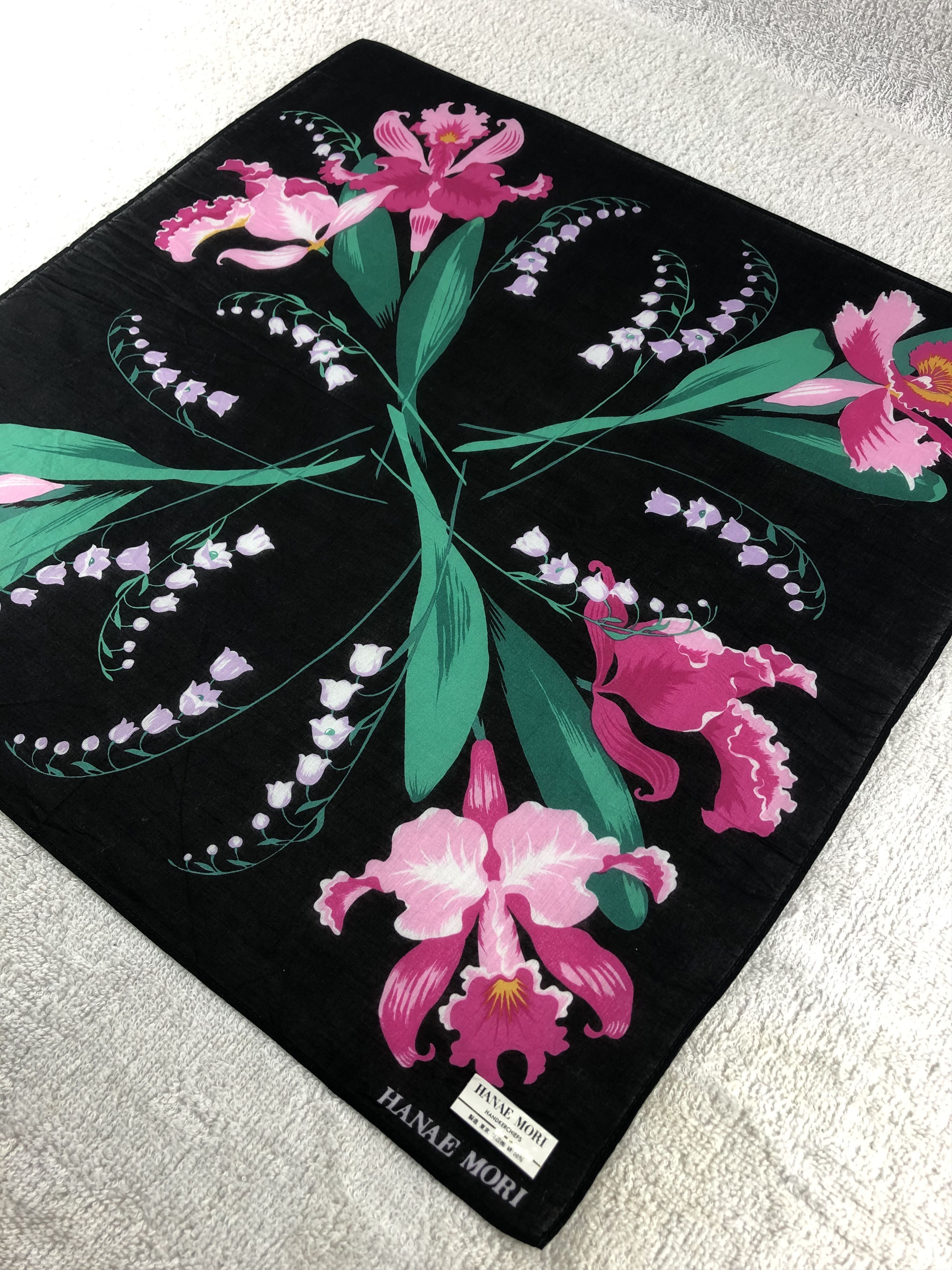 Hanae Mori × Japanese Brand × Vintage Hanae Mori Handkerchief / Bandana / Neckerchief Size ONE SIZE - 4 Thumbnail
