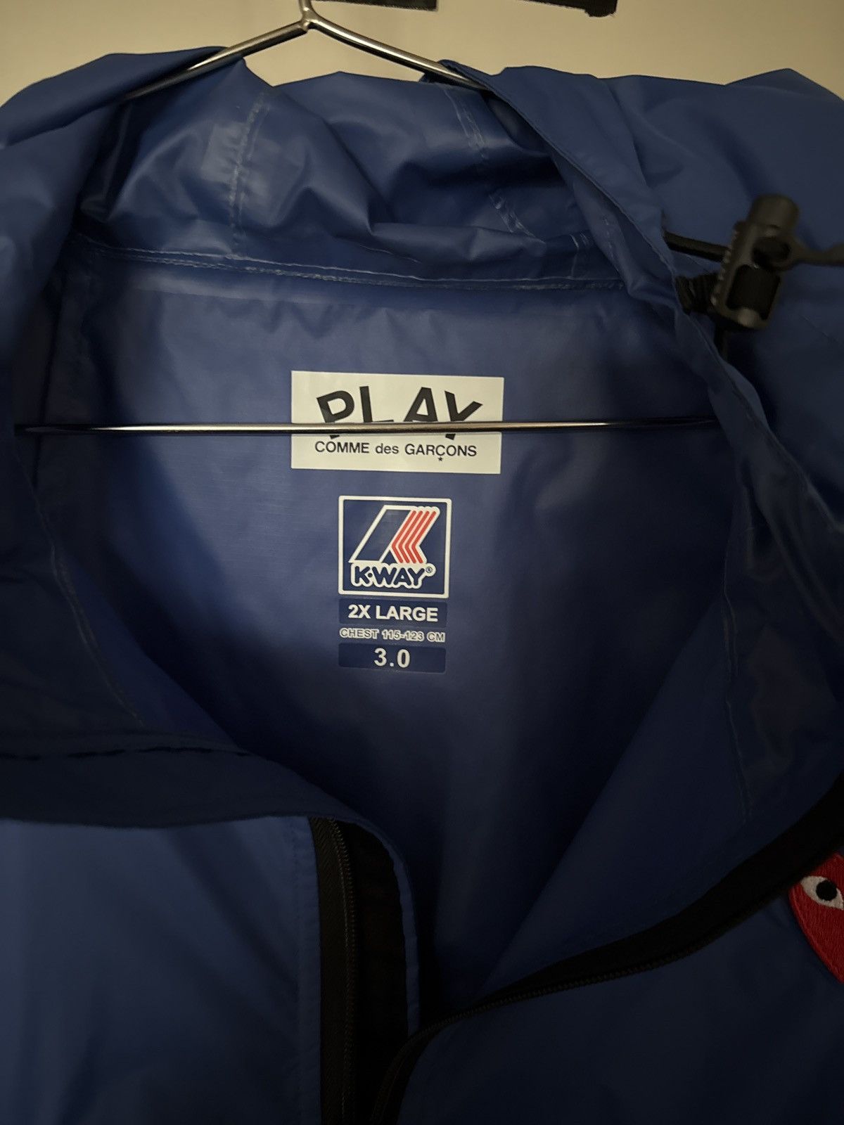 Comme des Garcons Comme des Garcons Play x K-Way Rain Pullover Size US XXL / EU 58 / 5 - 4 Thumbnail