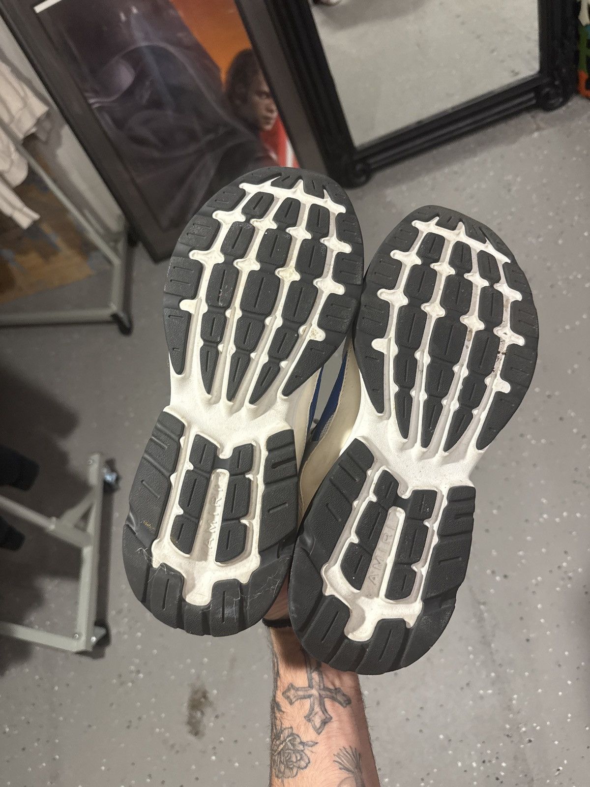 Amiri Amavi Bone Runners Size US 12 / EU 45 - 5 Thumbnail