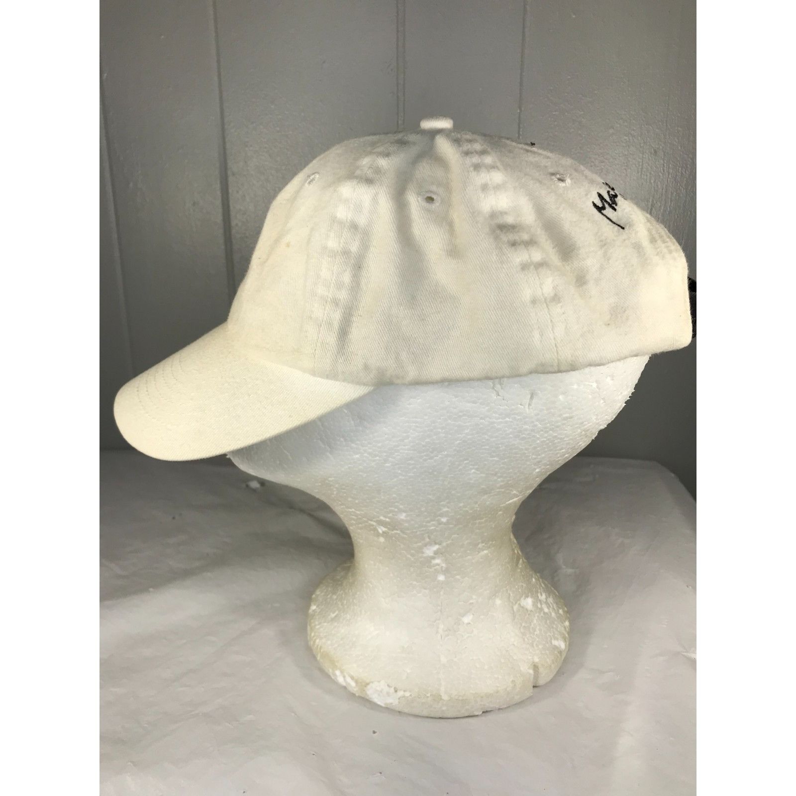 Ashworth Vintage Strapback Ashworth Embroidered Golfer Logo Golfman H Size ONE SIZE - 4 Thumbnail