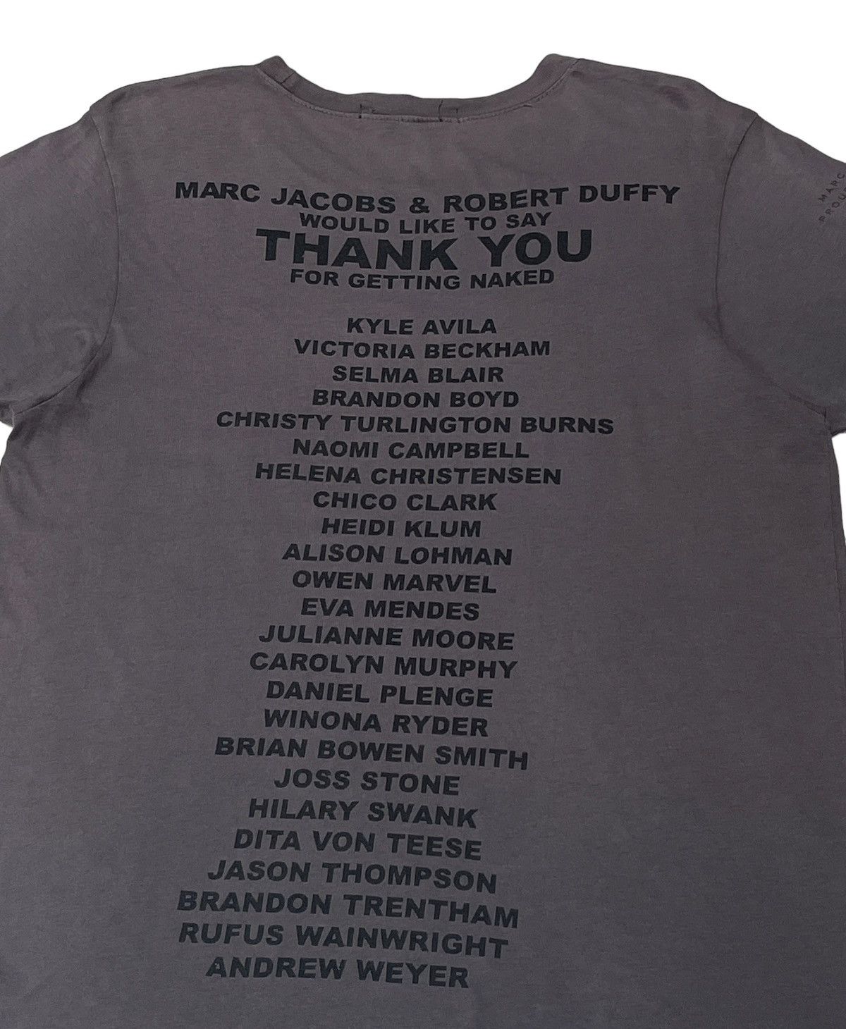 Designer Vintage Brand Marc Jacob Robert Duffy T-Shirt 2000s Size US M / EU 48-50 / 2 - 6 Thumbnail
