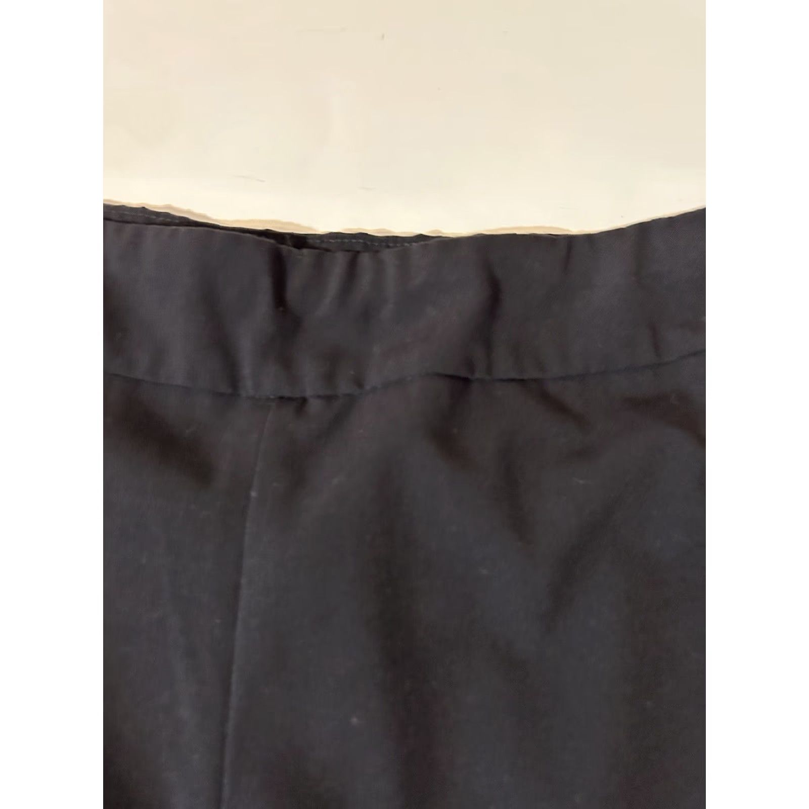 Vintage Preswick & Moore Wide Leg Pants Women Size 10 Pull On 30x29 Black Knit Sprin/Summer/Fall Bohemian Preppy Womens Size 32" / US 10 / IT 46 - 3 Thumbnail