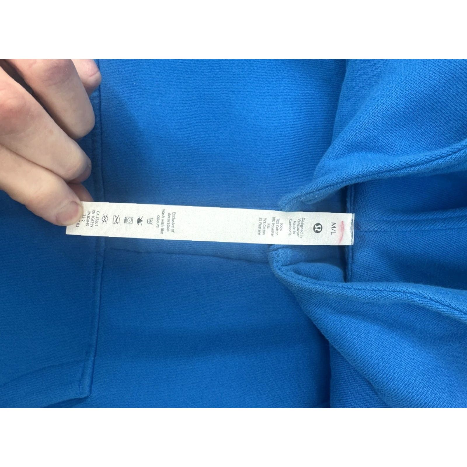 Lululemon LULULEMON Scuba Oversized Half-Zip Hoodie Aero Blue M/L NWT Women Shirt/Jacket? Size M / US 6-8 / IT 42-44 - 5 Thumbnail