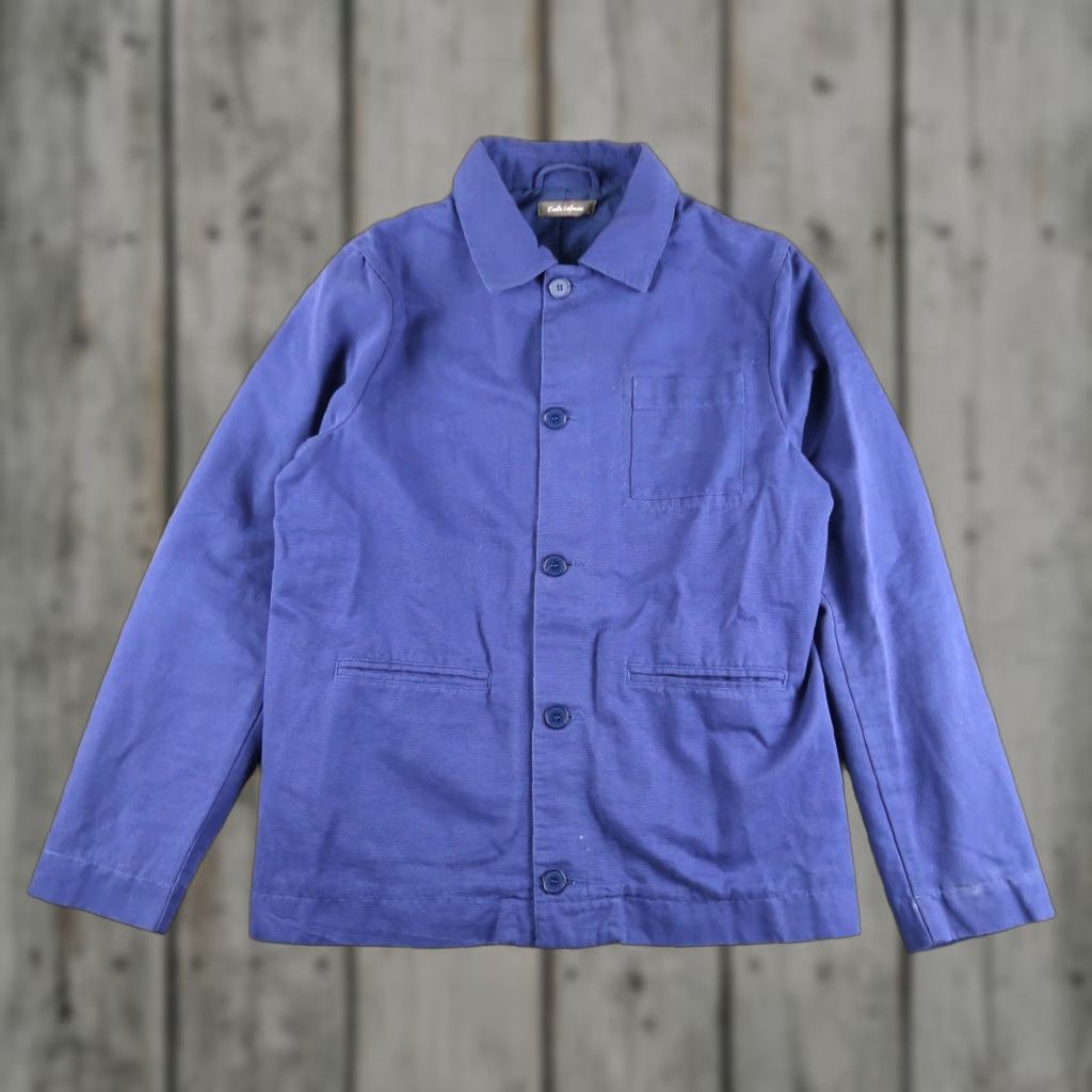 Emile Lafaurie Chore Jacket Men S Blue Cotton Button Slim Regular -Classic Outdoors -Workwear