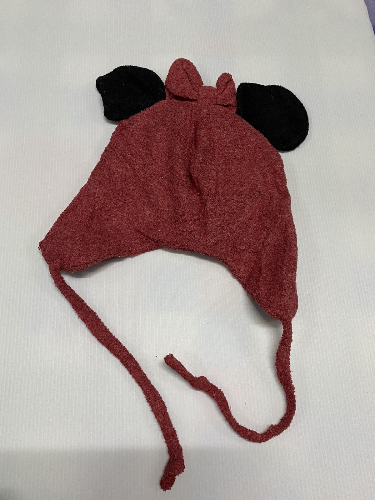 Mickey Mouse × Vintage Minnie Mouse Earflap Winter Beanie Hat Size ONE SIZE - 3 Thumbnail
