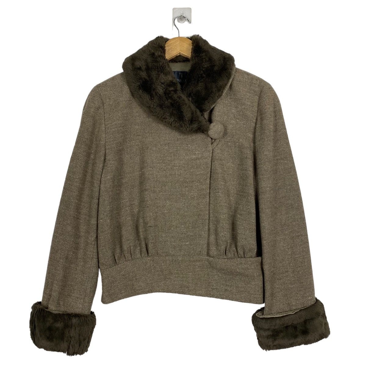 image of Trussardi x Vintage Trusardi Women Jacket in Brown (Size Medium)