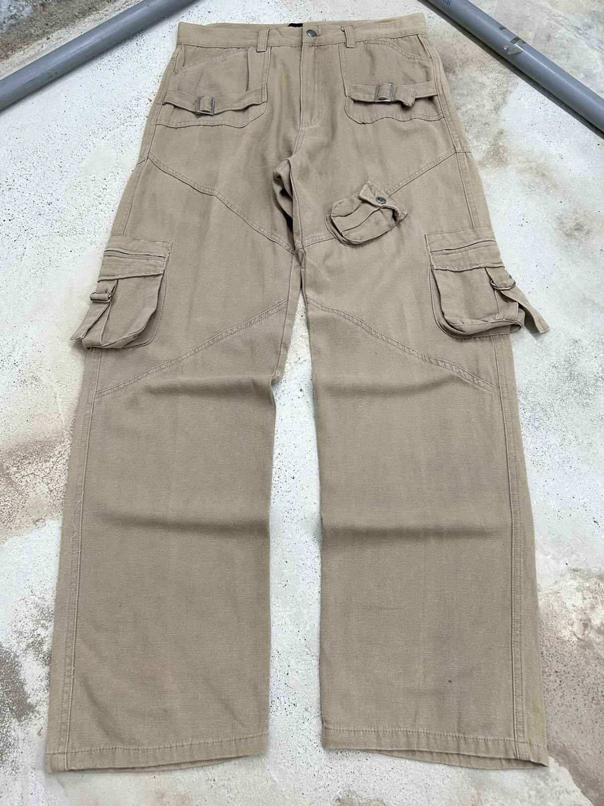 Le Grande Bleu (L.G.B.) JAPAN FASHION CARGO MULTIPOCKET MILITARY STRAIGHT CUT Size US 31 - 1 Thumbnail