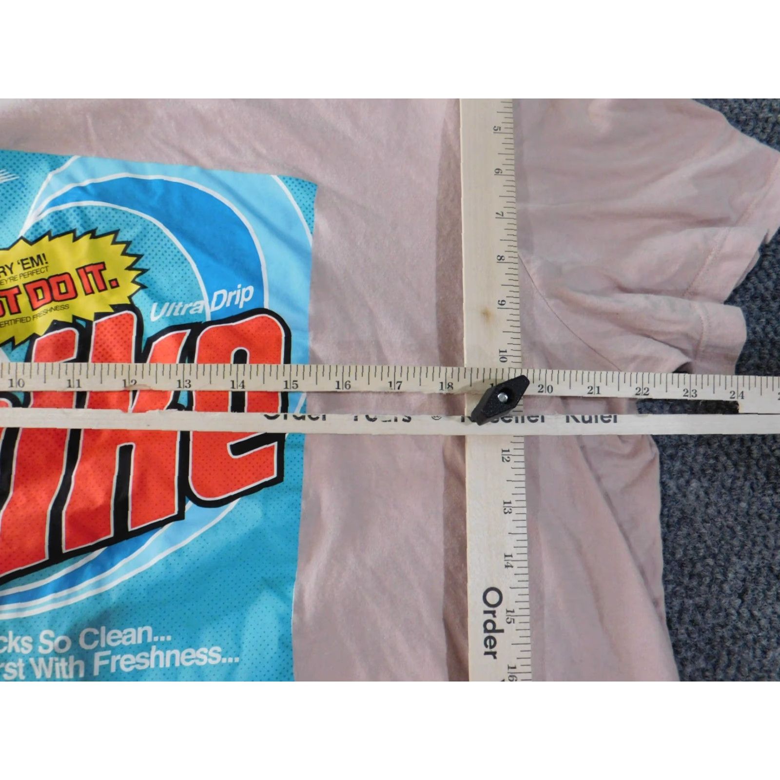 Nike Nike Shirt Mens Large Pink graphic Swoosh Just Do It Logo Classic T-Shirt Short Sleeve Crew Neck Cotton Moisture Wicking Nike Logo Regular Fit Mens Size US L / EU 52-54 / 3 - 4 Thumbnail