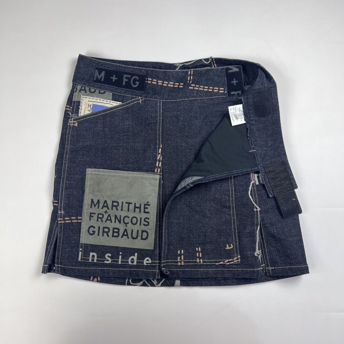 Marithe + Francois Girbaud Marithé + François Girbaud Modular Denim skirt Size 27" / US 4 / IT 40 - 4 Thumbnail