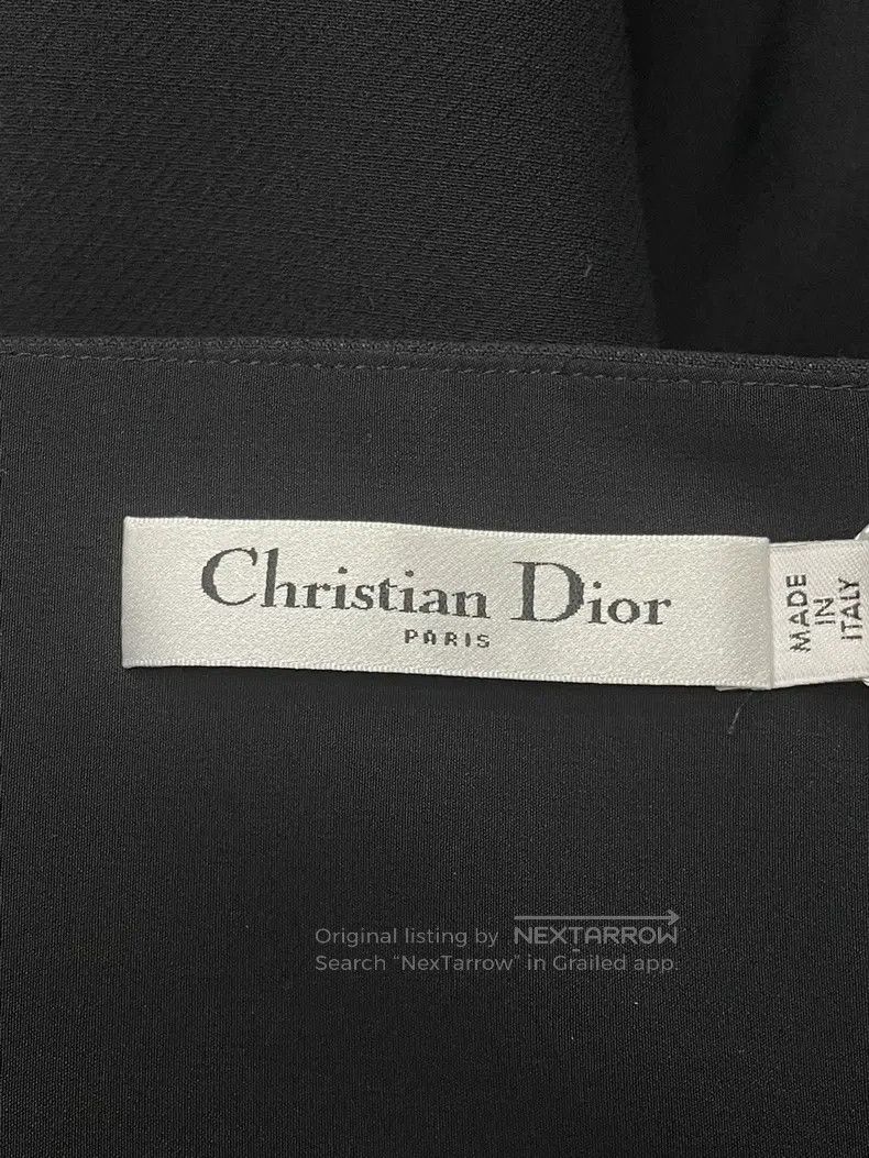Dior Dior Black lace-on skirt Size 24" / US 00 / IT 34 - 3 Thumbnail