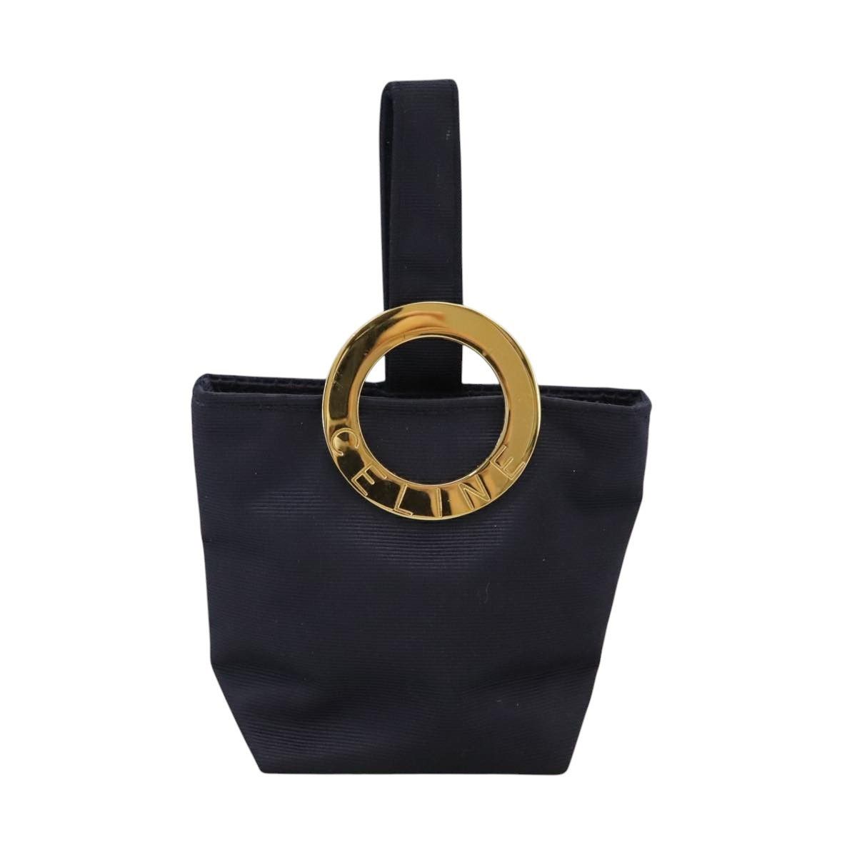 Celine Celine Circle Logo Pouch Nylon Size ONE SIZE - 1 Thumbnail