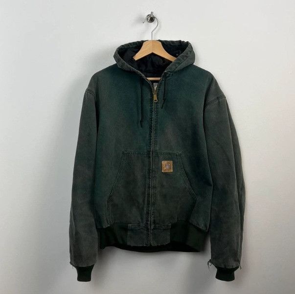 Carhartt Vintage Green Carhartt Active Jacket,L men’s,Vintage Size US L / EU 52-54 / 3 - 1 Thumbnail