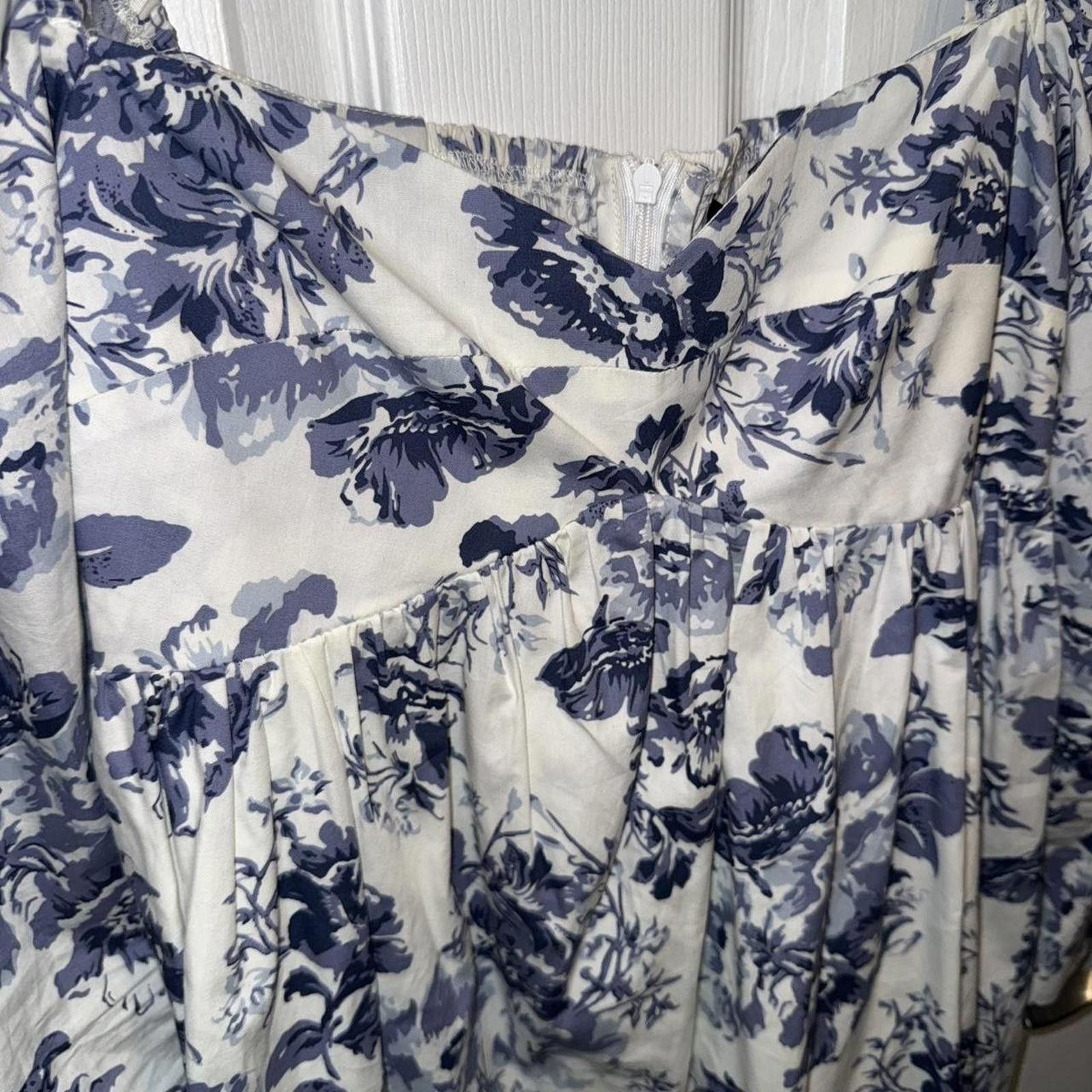 Other Kourt blue and white floral dress Size M / US 6-8 / IT 42-44 - 2 Thumbnail