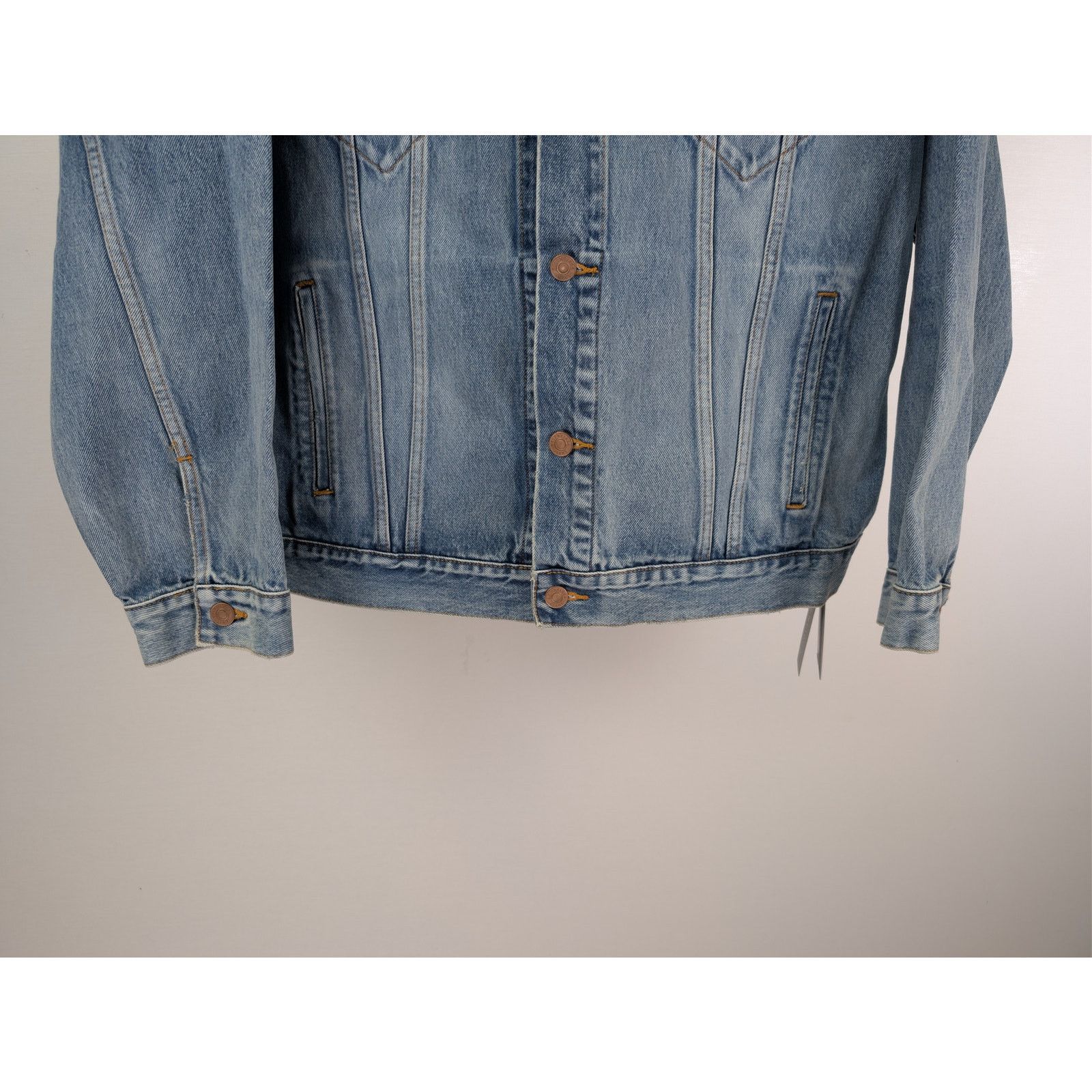 Balenciaga o1rshd1 Denim Organic Japanese Twill Jacket in Green/Olive Size US M / EU 48-50 / 2 - 4 Thumbnail