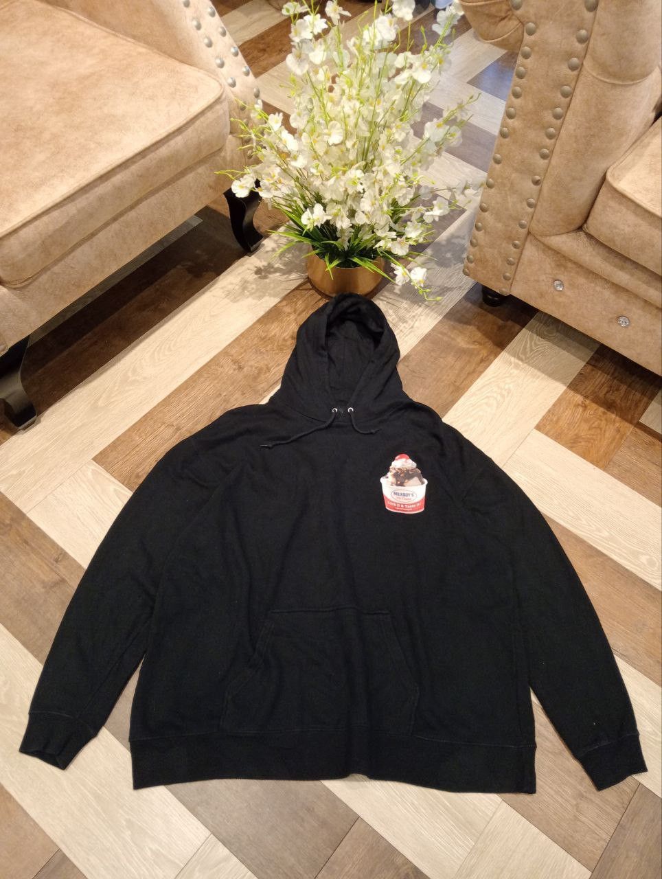 Japanese Brand JAPANESE MILKBOY ICE CREAM OVERSIZED HOODIE Size US XL / EU 56 / 4 - 6 Thumbnail