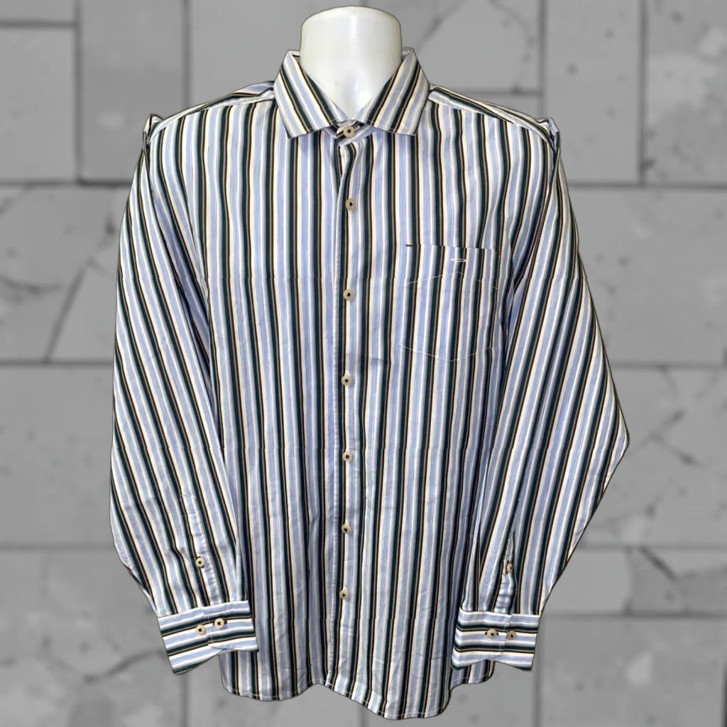 Tommy Bahama Tommy Bahama Shirt Mens Striped Long Sleeve Button-Up Size L Multicolor Colorful Casual Cotton Regular NFT Size US L / EU 52-54 / 3 - 1 Thumbnail