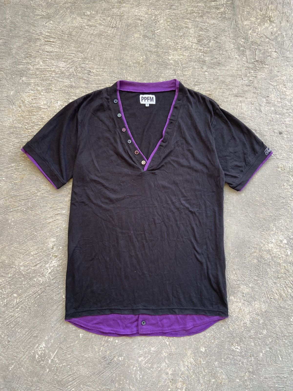 PPFM 2000s PPFM - Vkei Style Layered T-Shirt Size US M / EU 48-50 / 2 - 1 Thumbnail