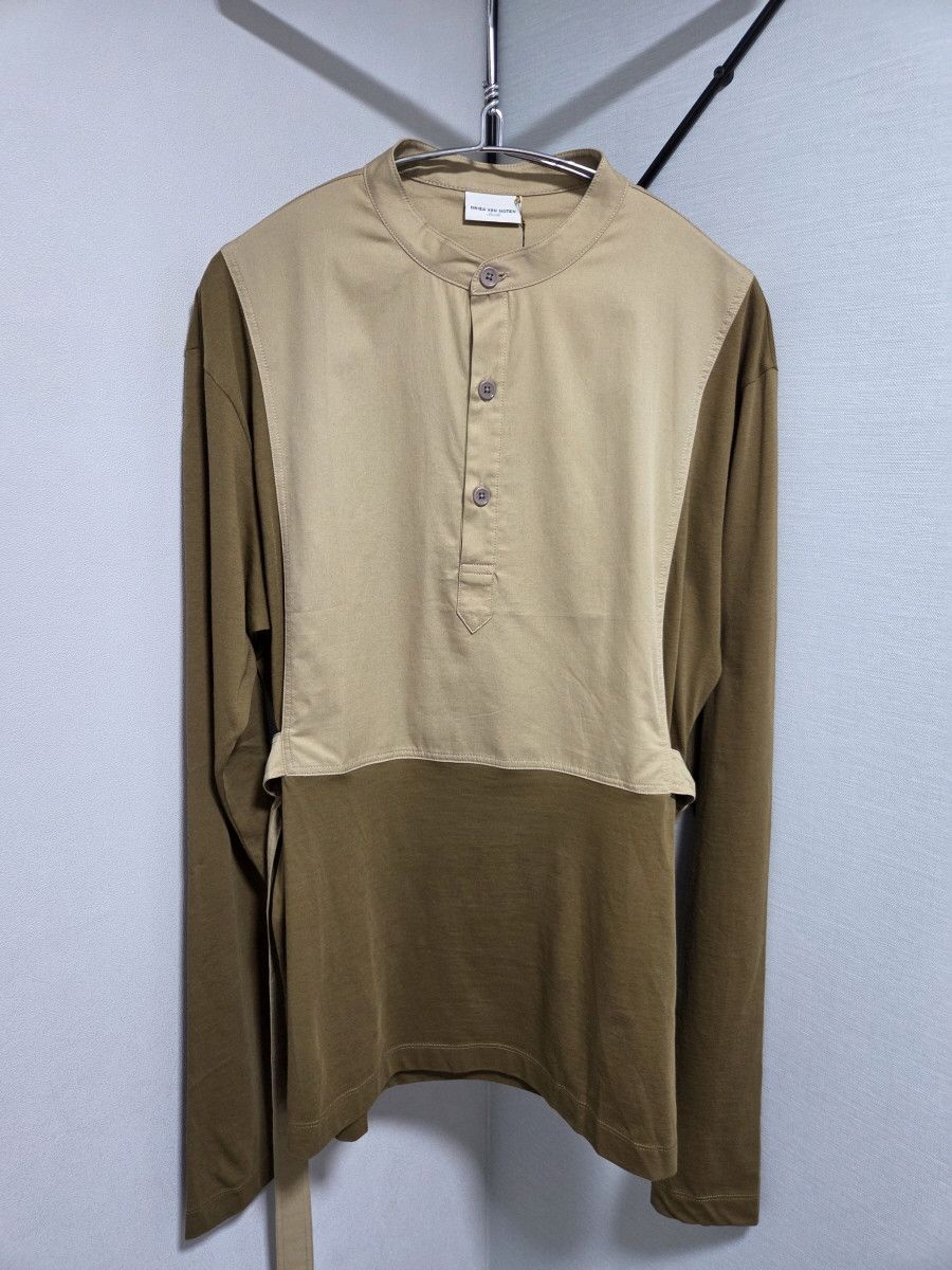 Dries Van Noten Dries Van Noten Round Collar Attached Belt Shirt Size US S / EU 44-46 / 1 - 5 Thumbnail