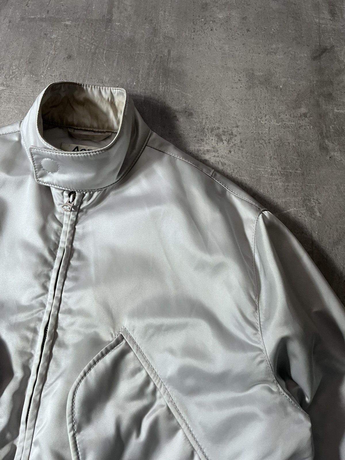 Acne Studios Acne Studios S/S 2017 Mito silver nylon jacket Size US M / EU 48-50 / 2 - 7 Thumbnail