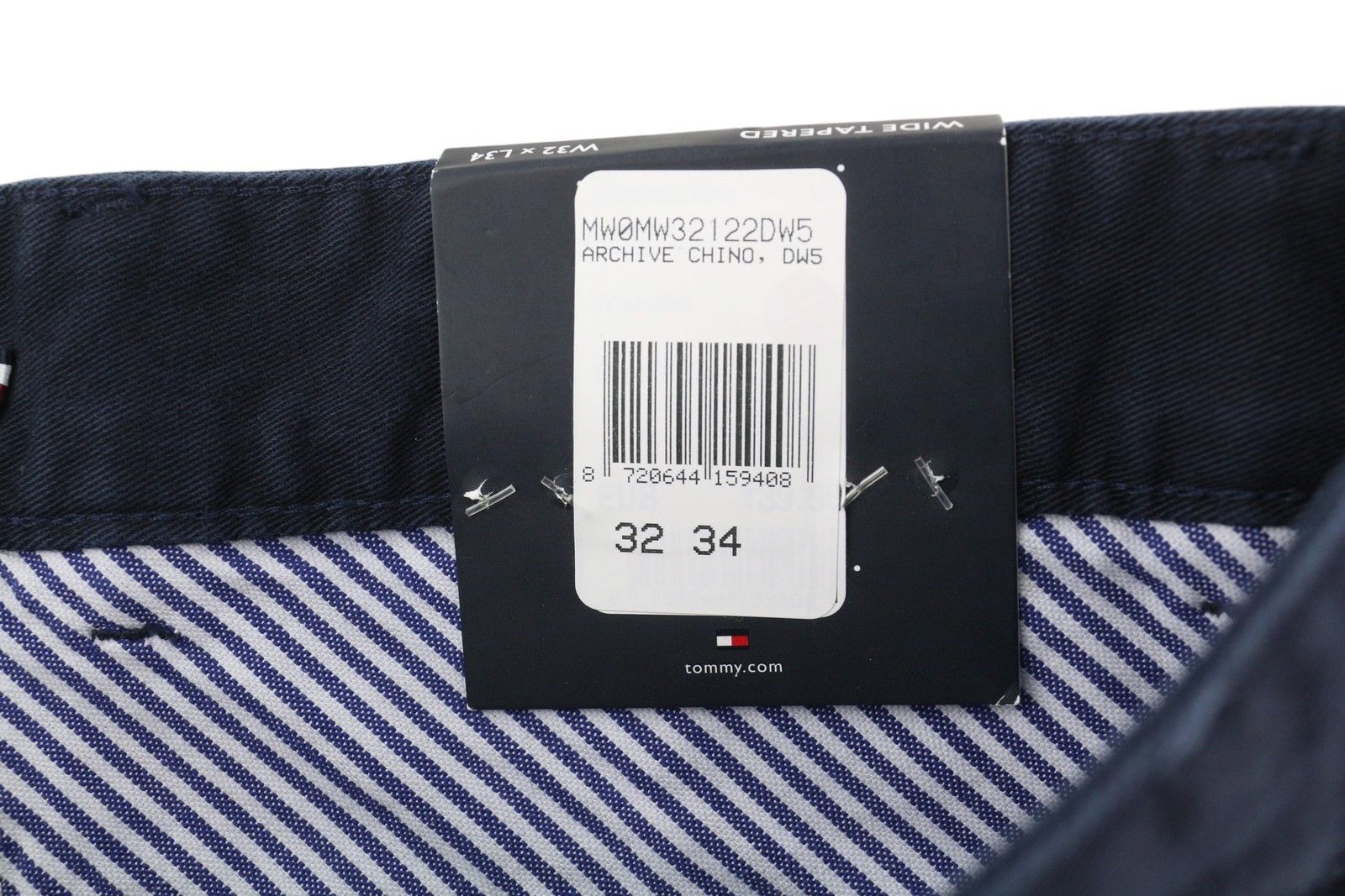 Tommy Hilfiger ARCHIVE CHINO W32/L34 Wide Tapered Pleat Leg Trousers 85137 Size US 32 / EU 48 - 6 Thumbnail