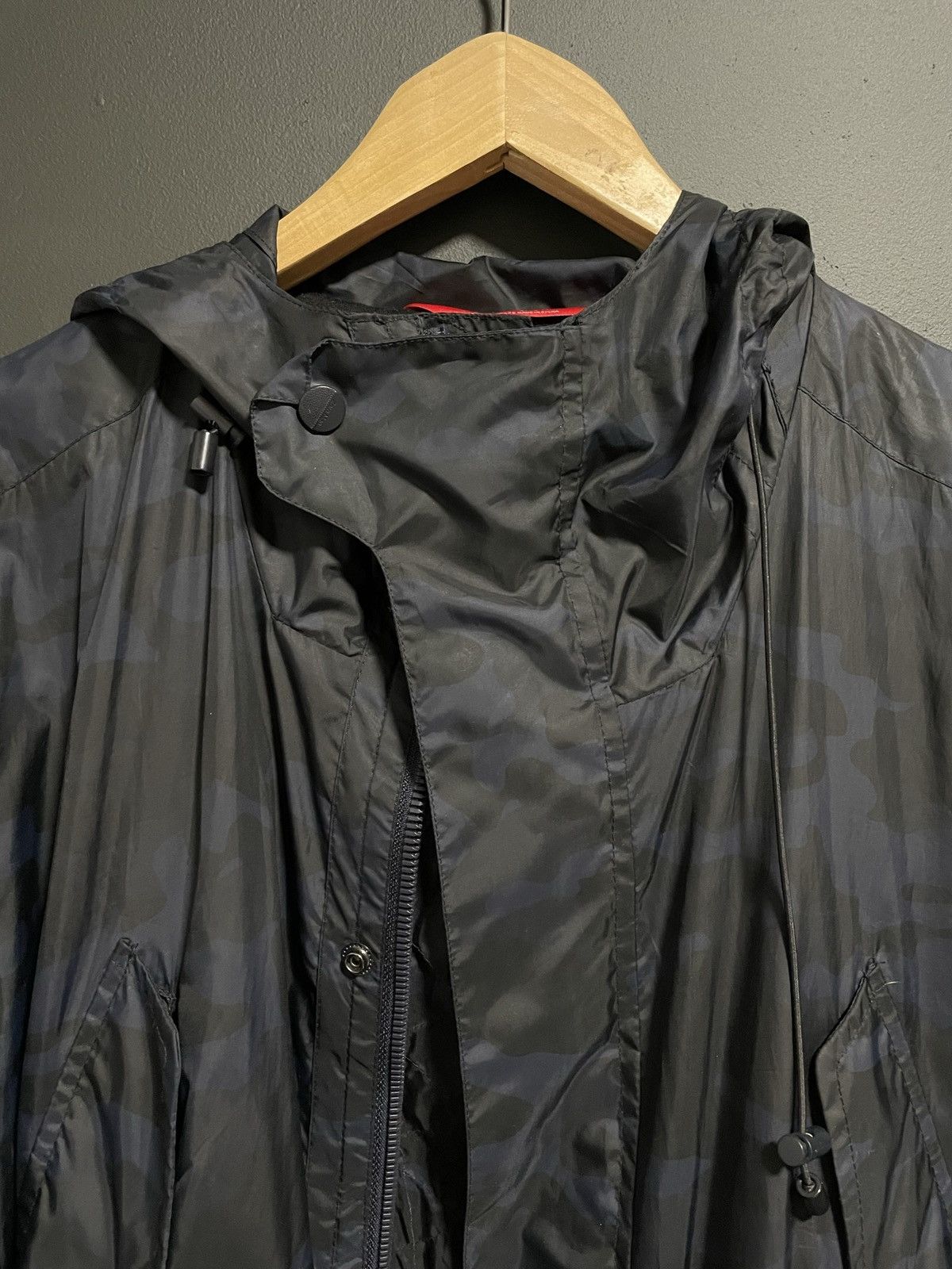 Zara Blue Camo Fishtail Parka with Hood size Large Size US L / EU 52-54 / 3 - 2 Thumbnail