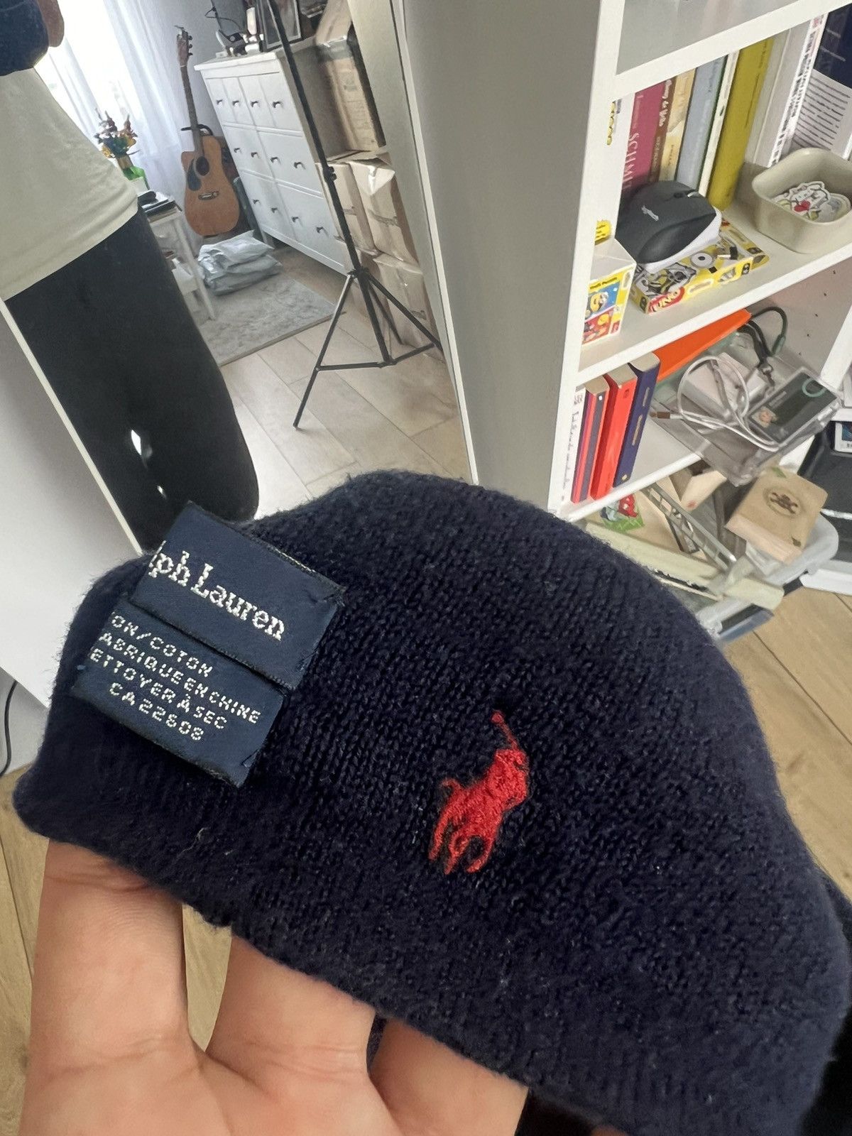 Designer × Polo Ralph Lauren × Ralph Lauren Vintage y2k Polo Ralph Lauren cotton winter hat beanie cap Size ONE SIZE - 4 Thumbnail