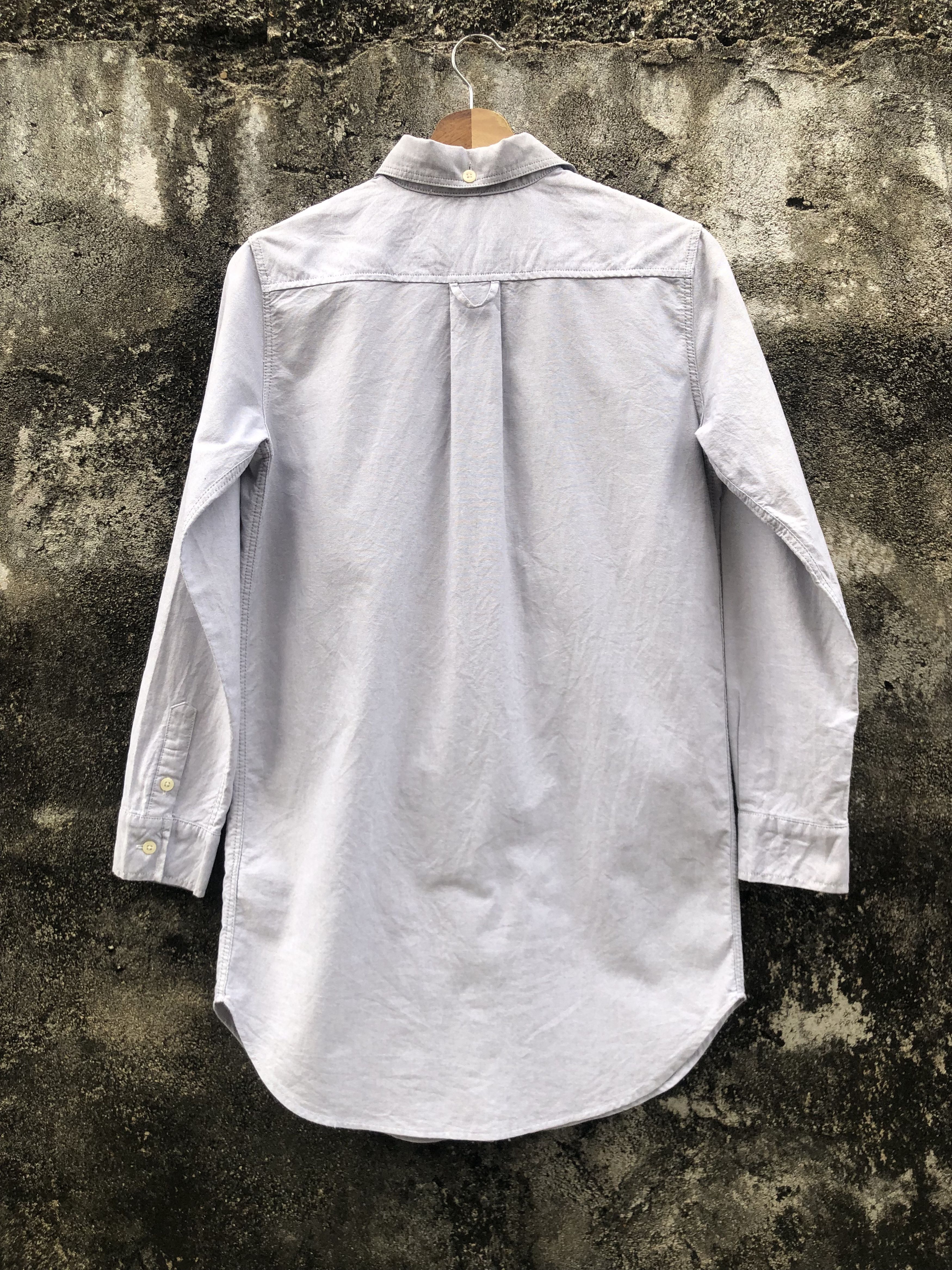 Thom Browne Gray Button Up Shirts Made In Usa