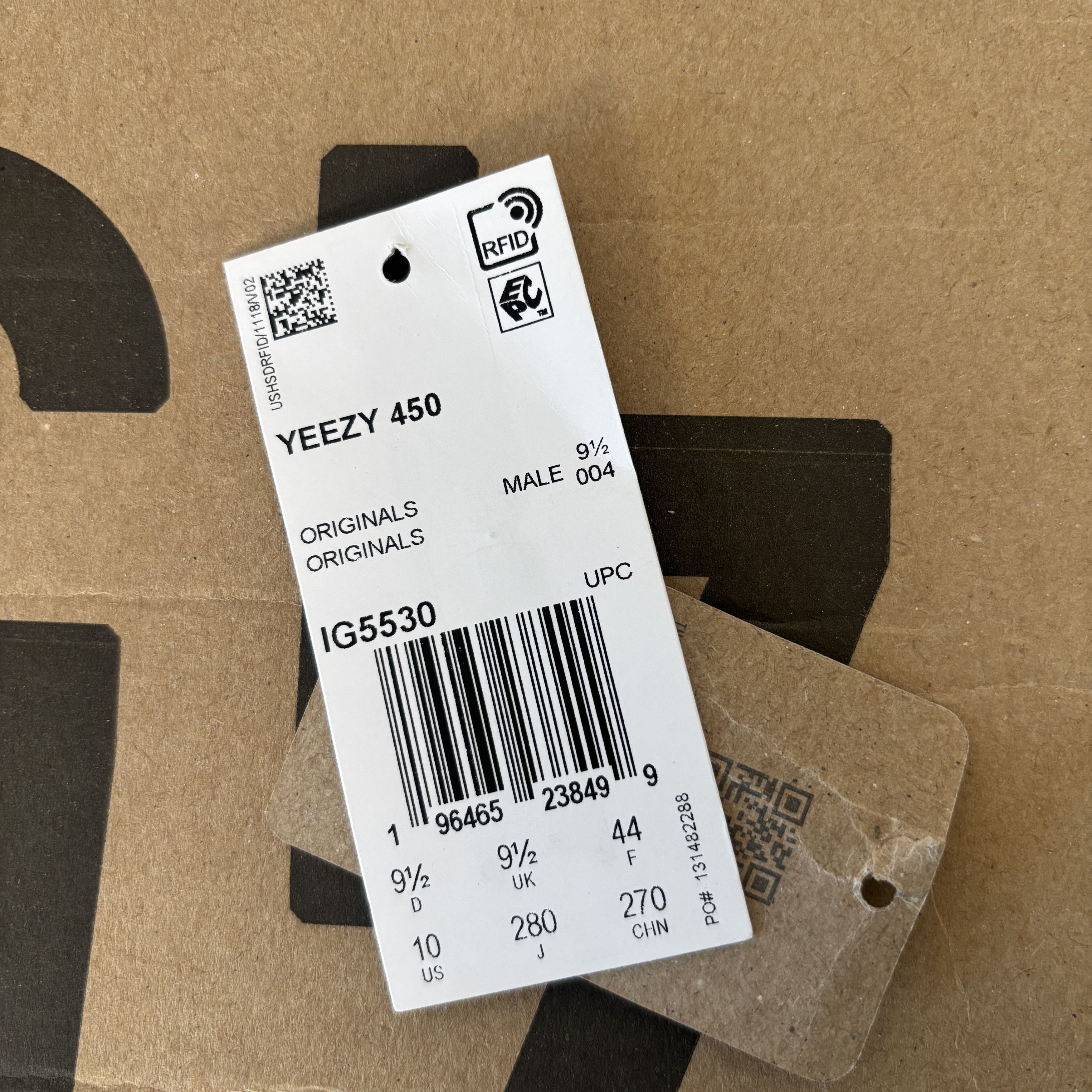 Adidas × Kanye West Adidas Yeezy 450 Stone Marine IG5530 Used 10M Size US 10 / EU 43 - 8 Thumbnail