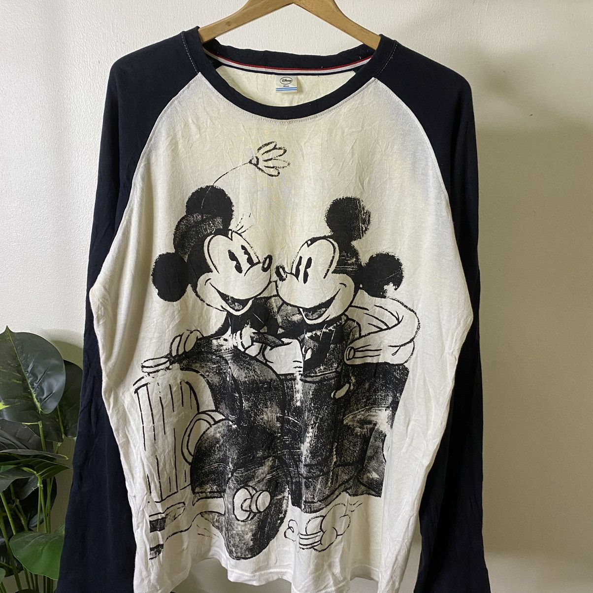 Disney Vintage Y2K Mickie & Minnie Mouse LS T Shirt Size US XL / EU 56 / 4 - 2 Thumbnail