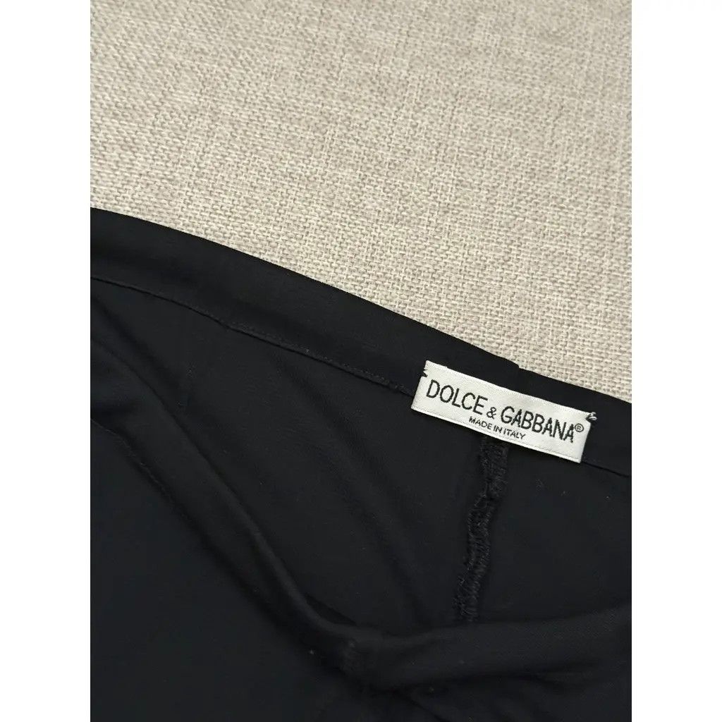 Dolce & Gabbana Dolce & Gabbana Vintage Black Tunic Top & Pants Set IT40 Size S / US 4 / IT 40 - 8 Thumbnail