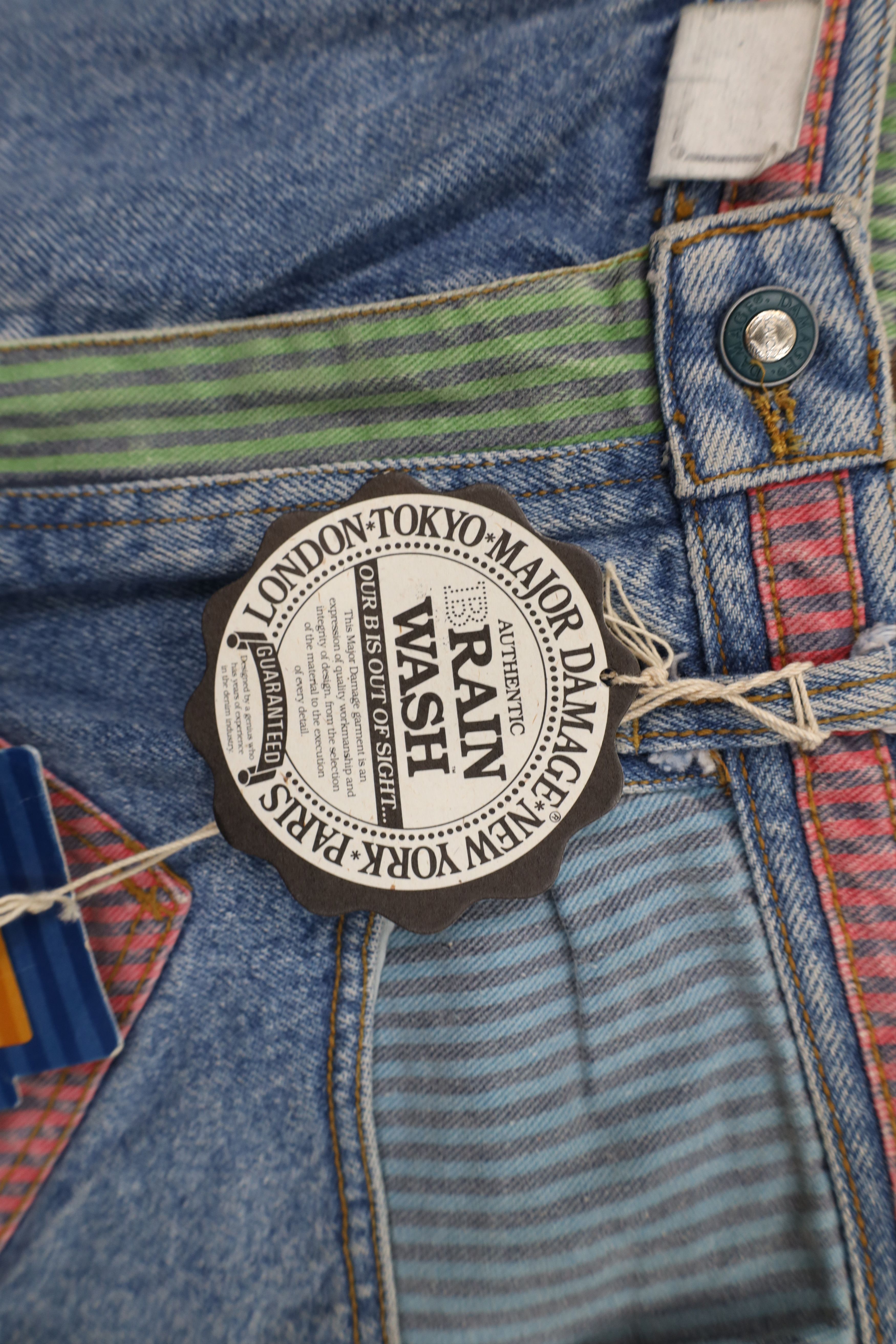 Vintage Deadstock Vintage 90s Streetwear Cuff Patch Skateboard Jeans Size US 33 - 9 Thumbnail
