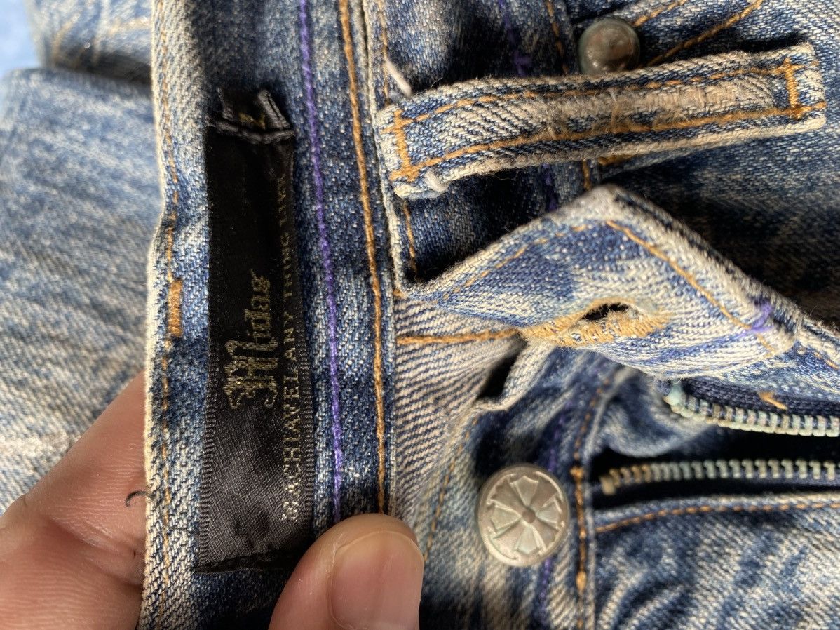If Six Was Nine Midas Glitter Paint Splatter Flared Denim Size US 30 / EU 46 - 15 Thumbnail