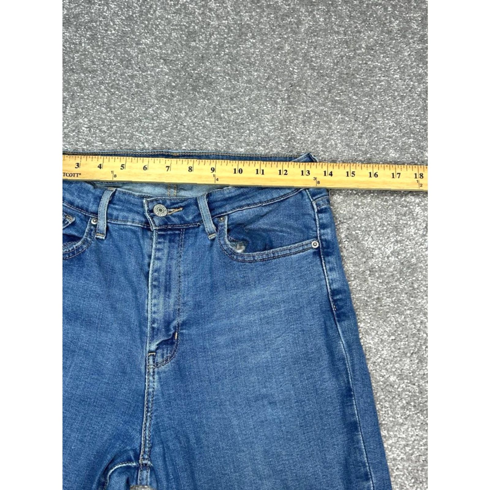 Levi's Levi's 721 Skinny Jeans Women's 29 Blue Denim Stretch High Rise 27x31 Casual Size 27" / US 4 / IT 40 - 3 Thumbnail