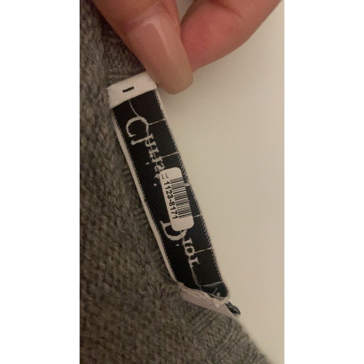 Dior Christian Dior Gray Wool Sweater With Wheel Of Fortune Embro Size XS / US 0-2 / IT 36-38 - 10 Thumbnail