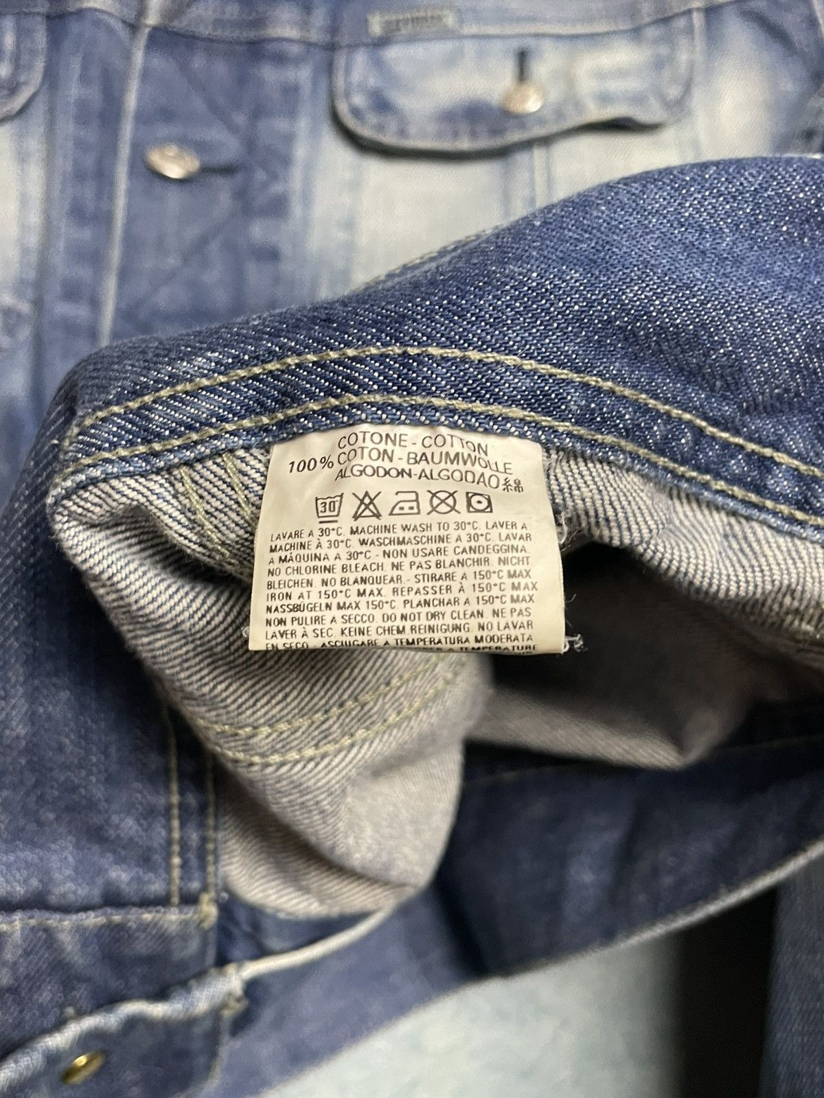 Diesel × Vintage Diesel denim jacket vintage Size US L / EU 52-54 / 3 - 8 Thumbnail