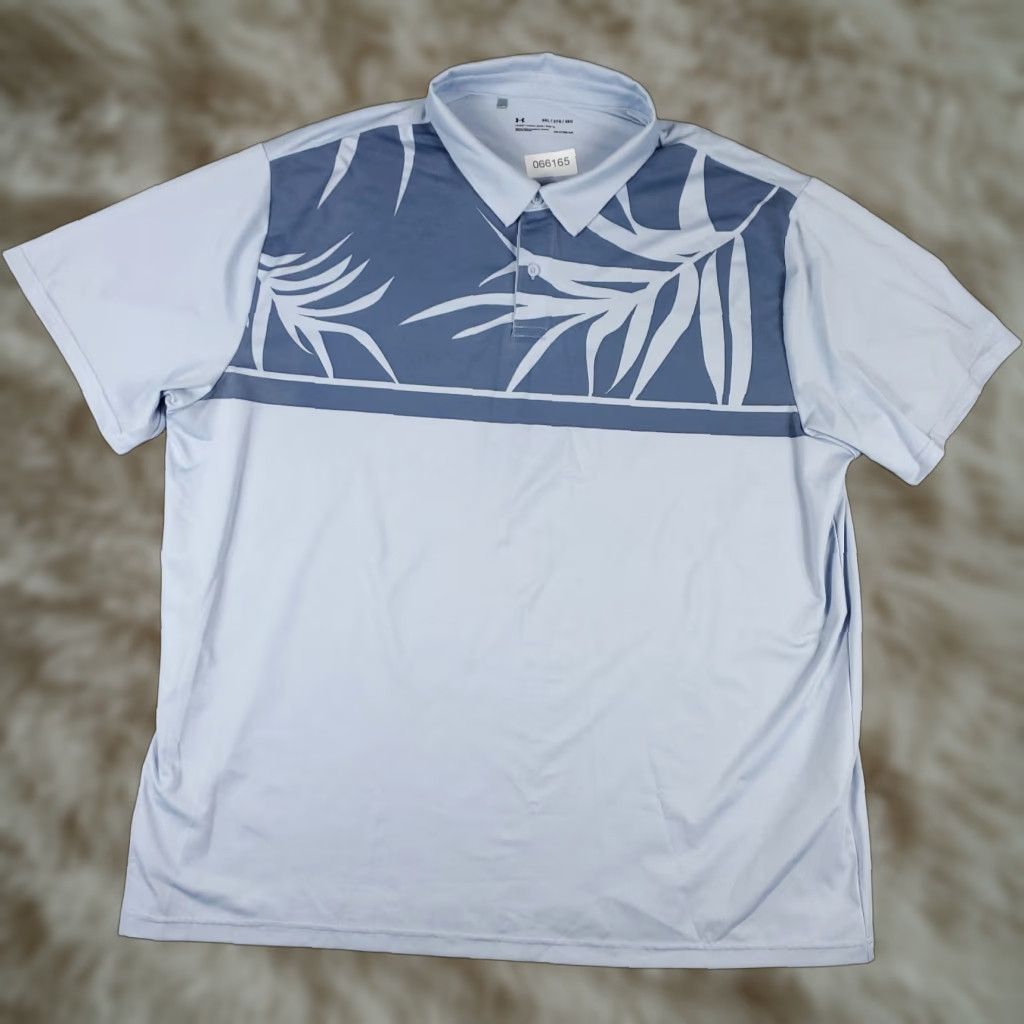 Under Armour Under Armour Polo Shirt Mens 3XL Blue Golf Casual Short Sleeve Shirt Size US XXL / EU 58 / 5 - 1 Thumbnail