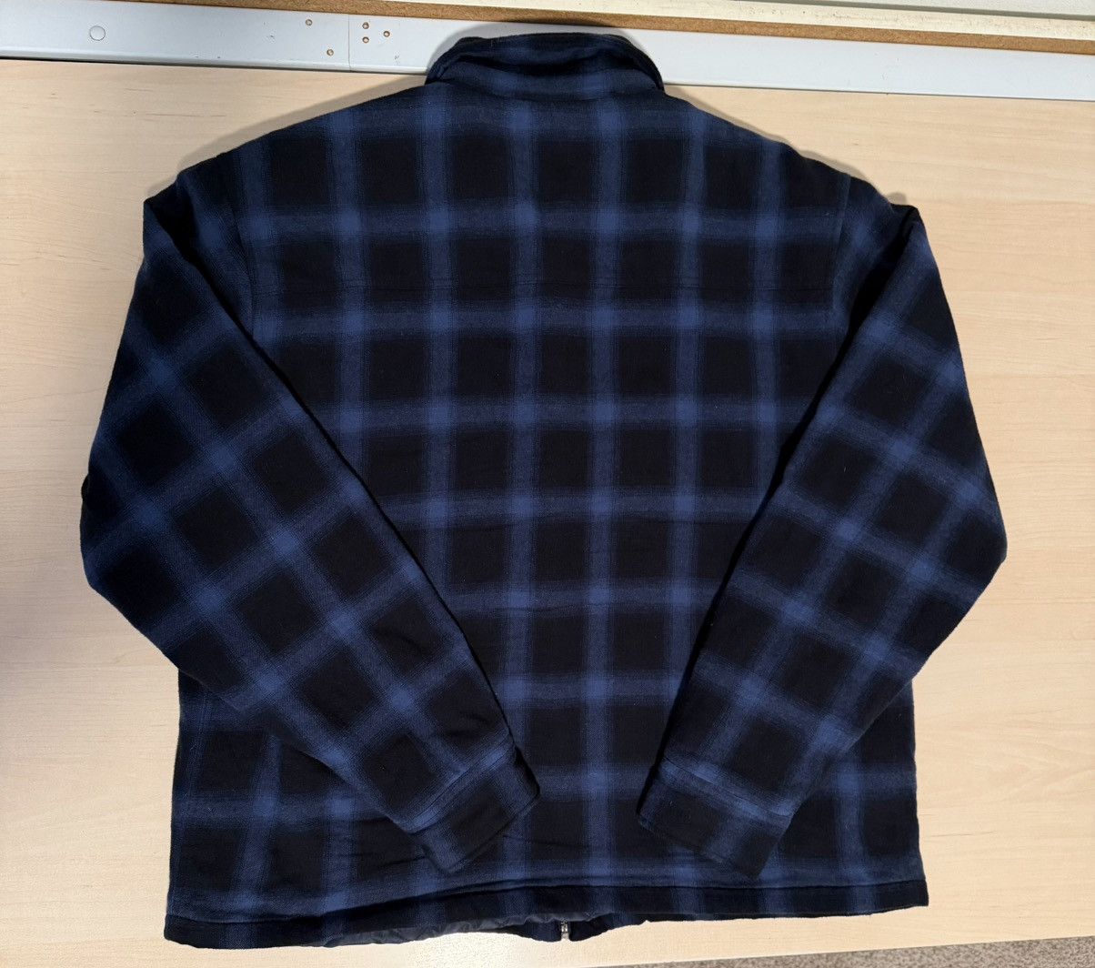 Palace Palace Zip Up Shirt Navy Devil Angel Plaid Size US XL / EU 56 / 4 - 2 Thumbnail
